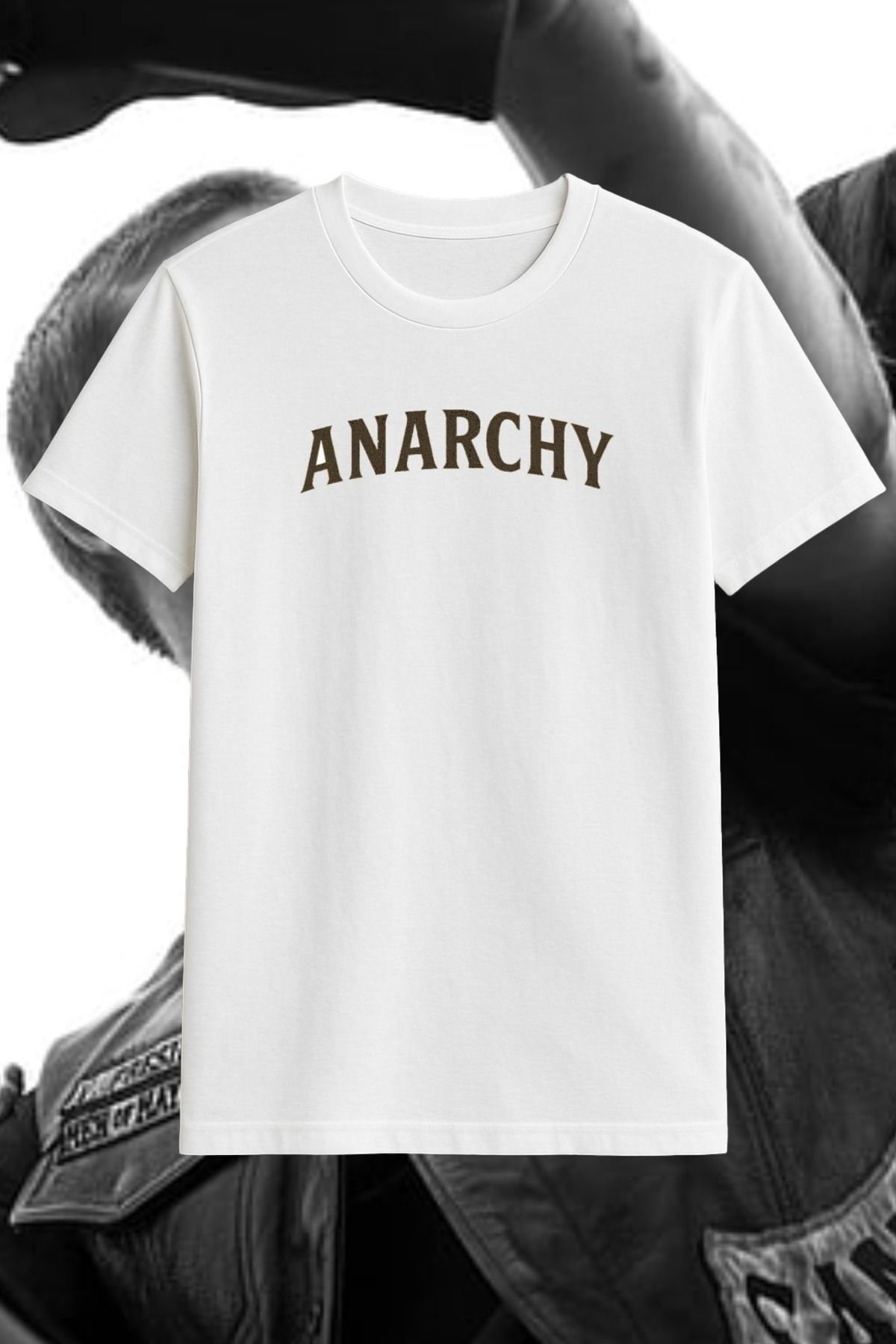 Vigor Wear Anarchy Baskılı Oversize T-Shirt