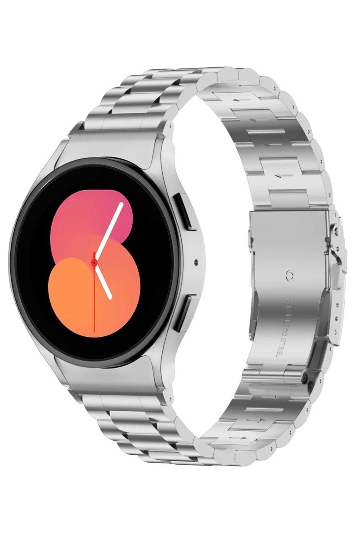 Zentico Samsung Galaxy Watch 4 5 6 Pro 40 44 Classic 42 43 46 47 mm UyumluKlasikPaslanmazÇelikKordon