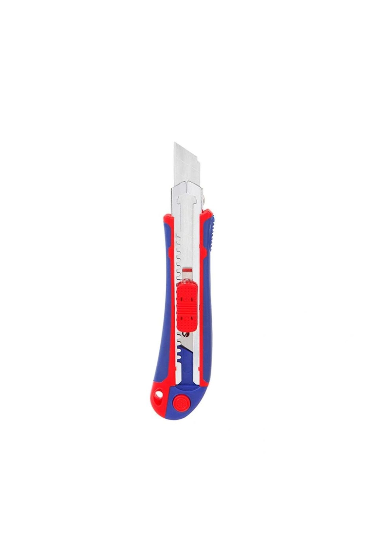 ShopNova WORKPRO WP212011 18MM Ağır Hizmet Paslanmaz Çelik Kasa Yedek Kartuşlu Maket Bıçağı + 4 Adet Yedek Bı