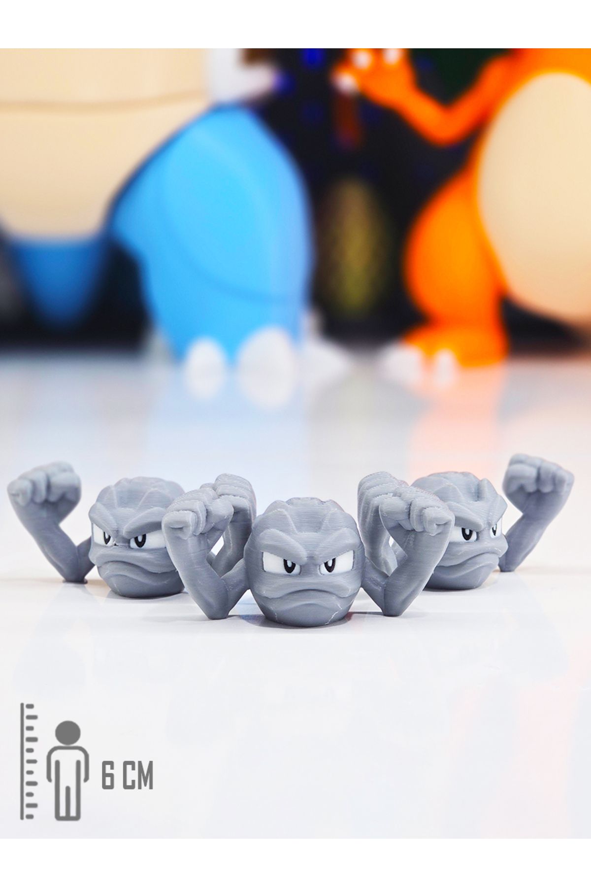 Suelo Butik Pokemon Geodude Figürü Pokemon Figür Oyuncakları 6 Cm (1 Adet)