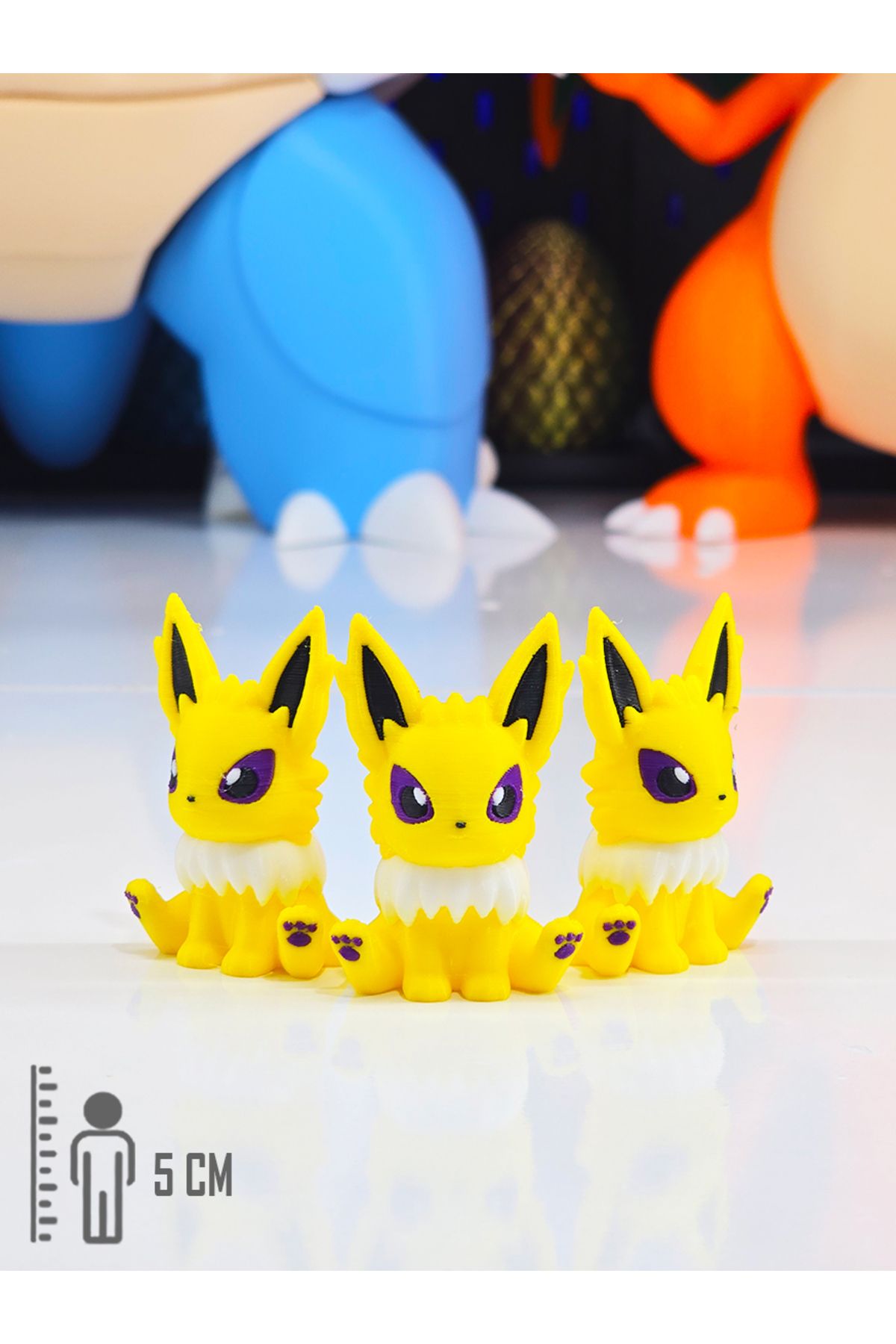 Suelo Butik Pokemon Jolteon Figürü Pokemon Figür Oyuncakları 5 Cm (1 Adet)