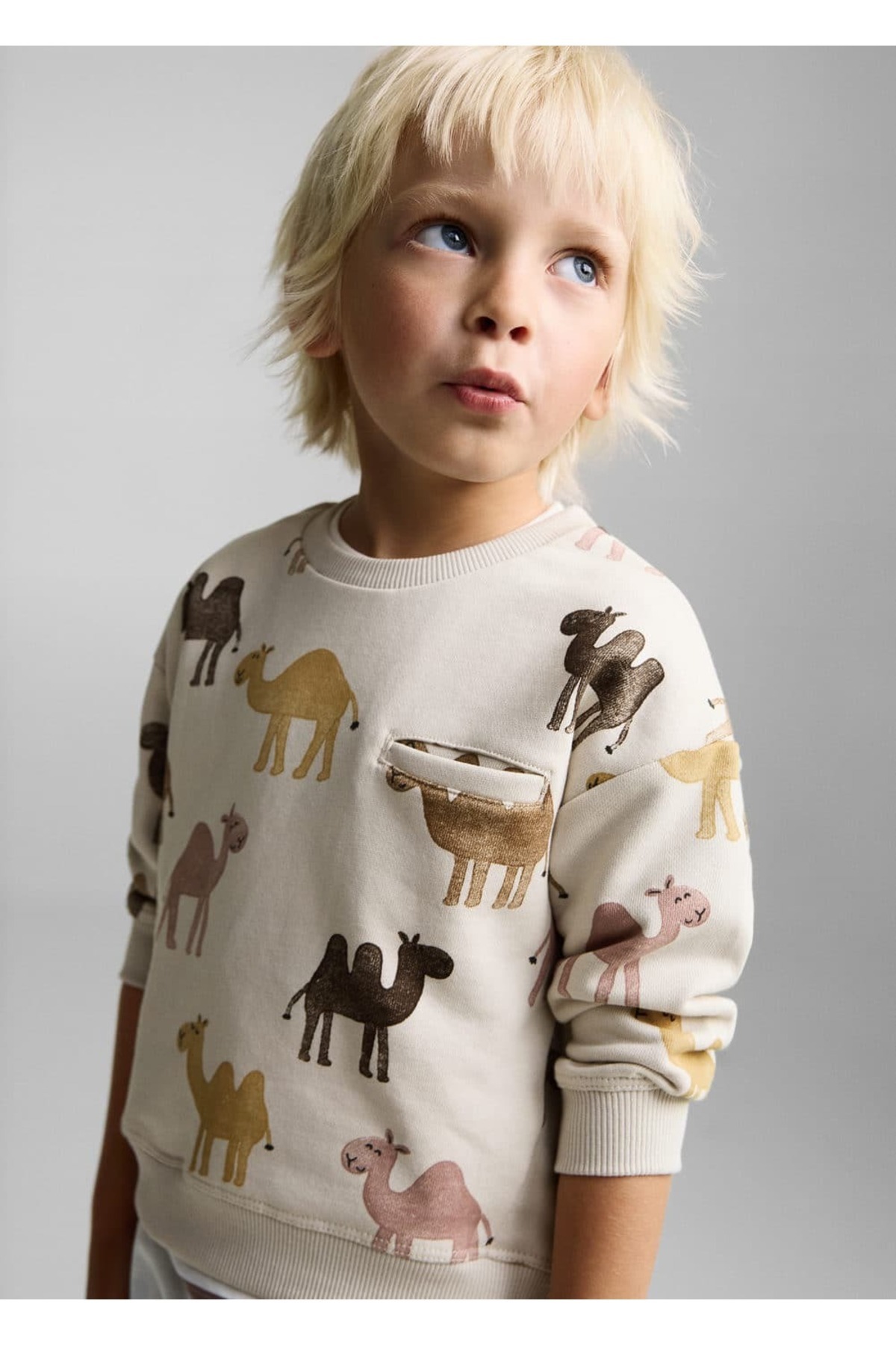 سویشرت نخی طرحدار  سویشرت نخی طرحدار