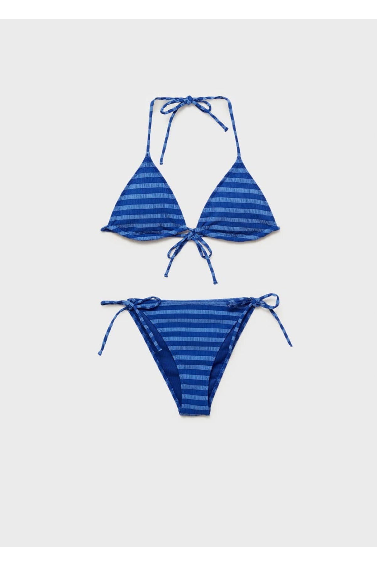 Çizgili Dokulu Bikini