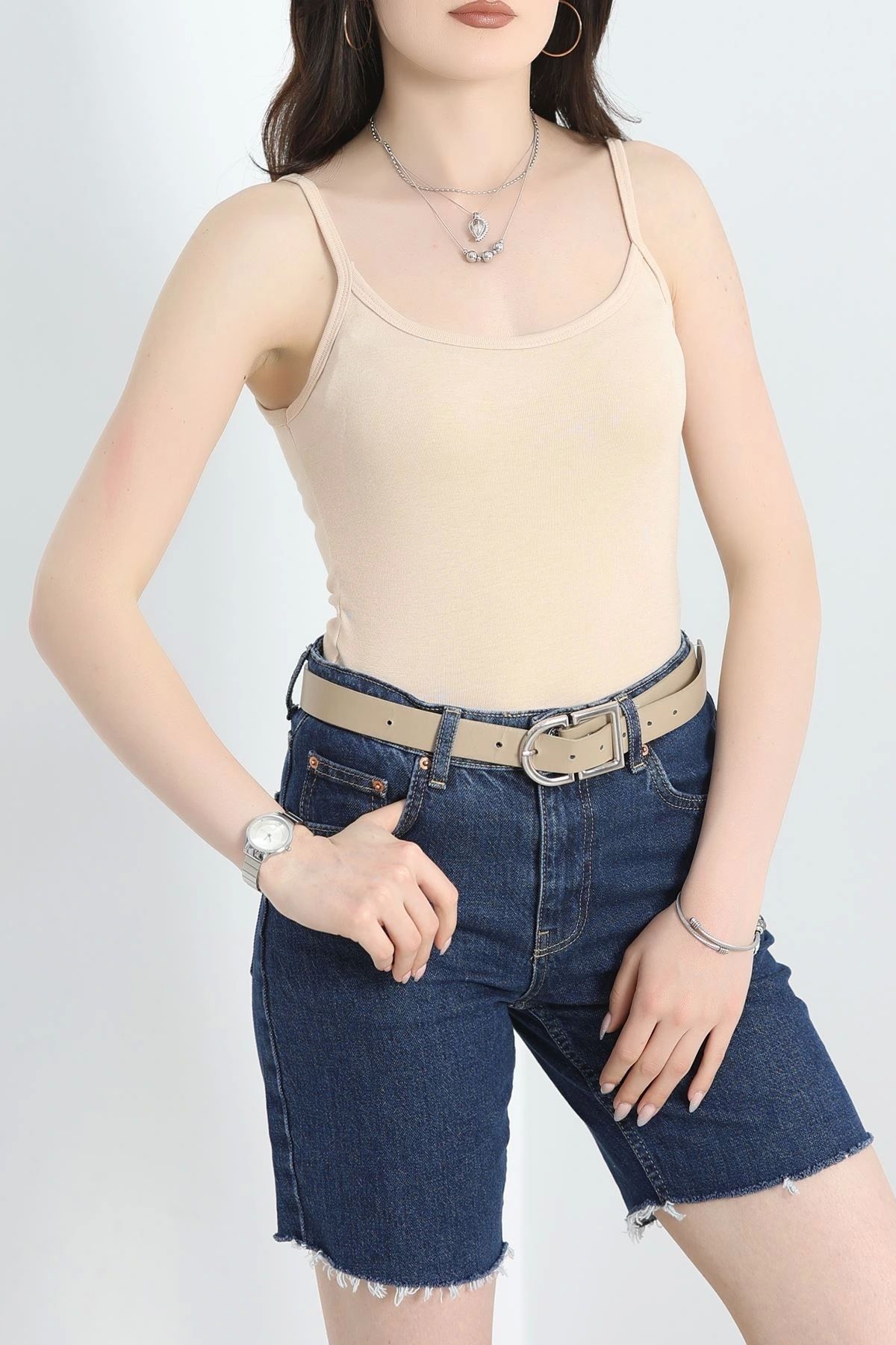 OurStyles İp Askılı Atlet Çağla - 40798.1723.