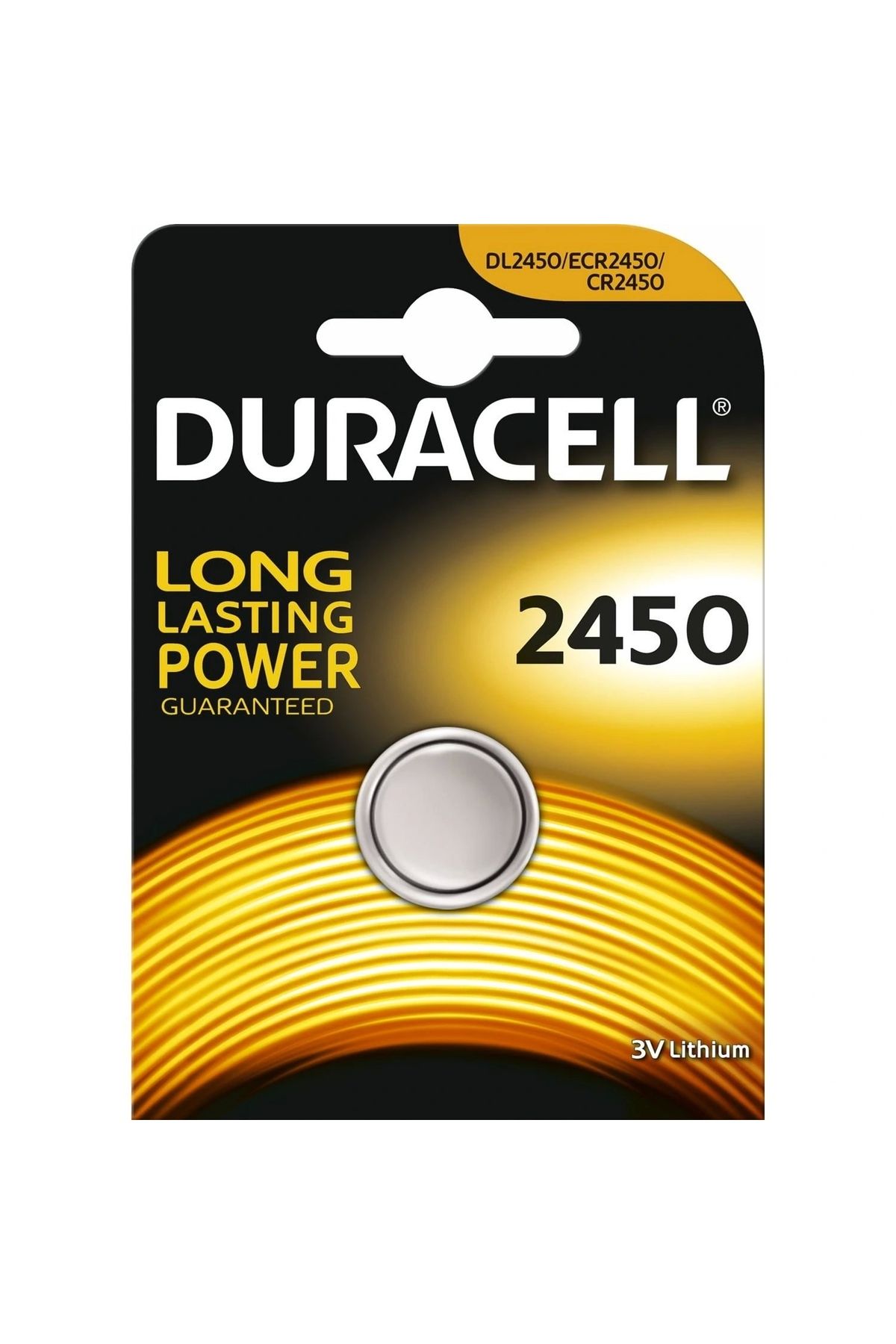 ShopNova Duracell Yuvarlak Düğme Pil 2450 3 Volt