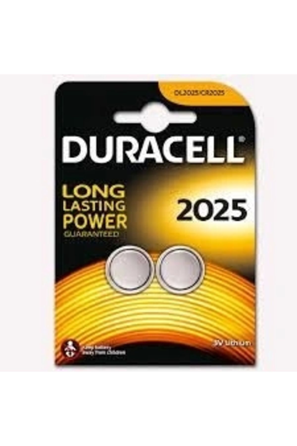 ShopNova Duracell CR 2025 Lityım Pil 3 Volt 2 li