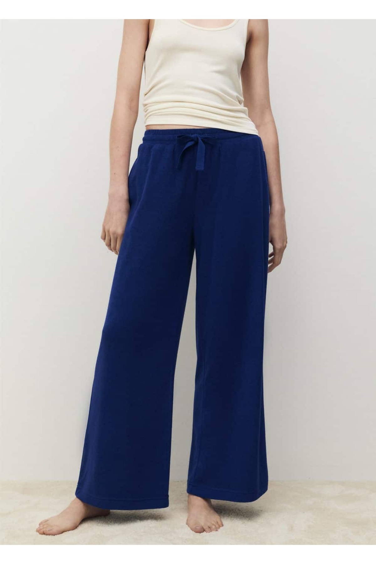 Havlu Kumaş Pamuklu Pantolon