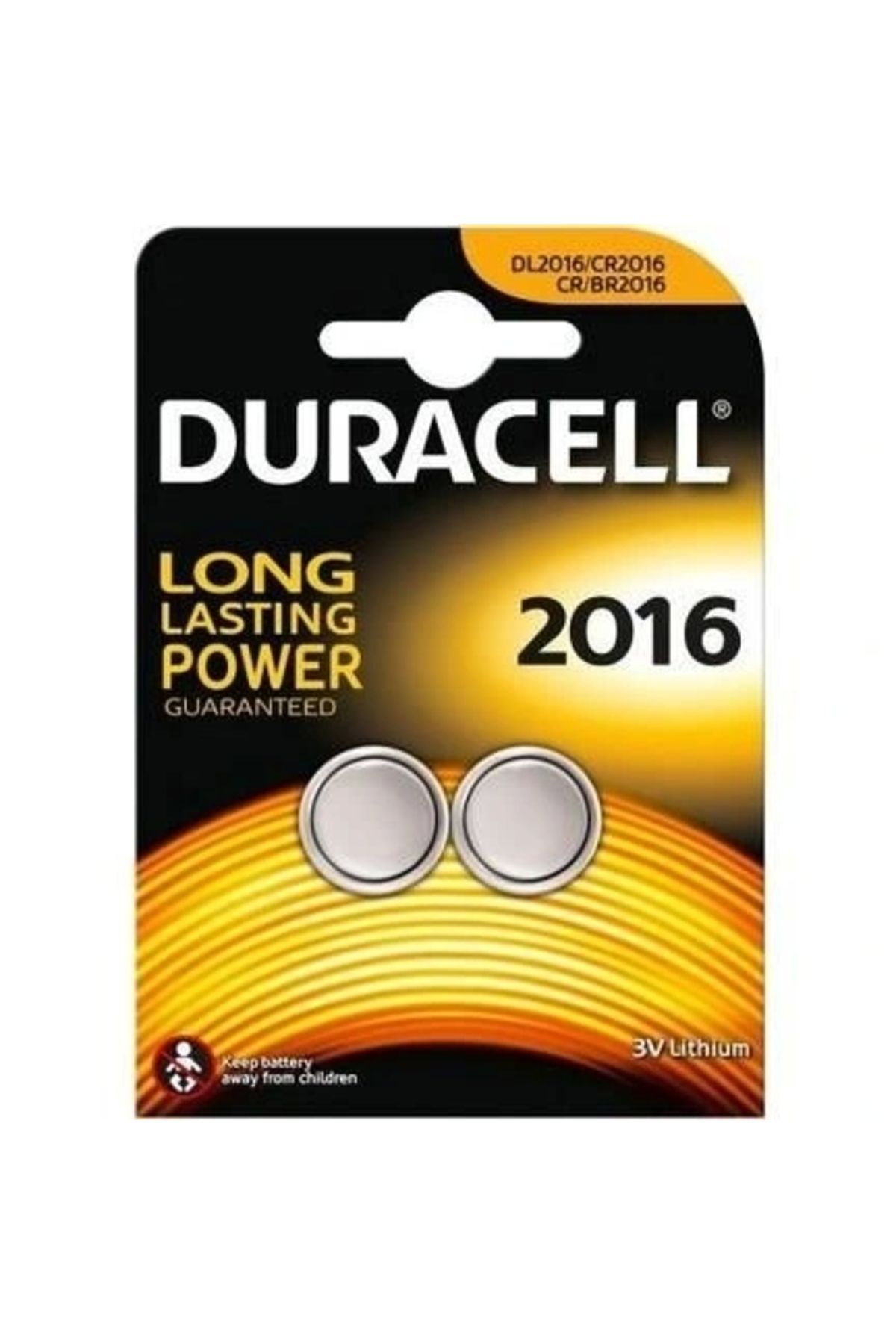 ShopNova Duracell CR 2016 Lityum Pil 3 Volt 2 li Paket