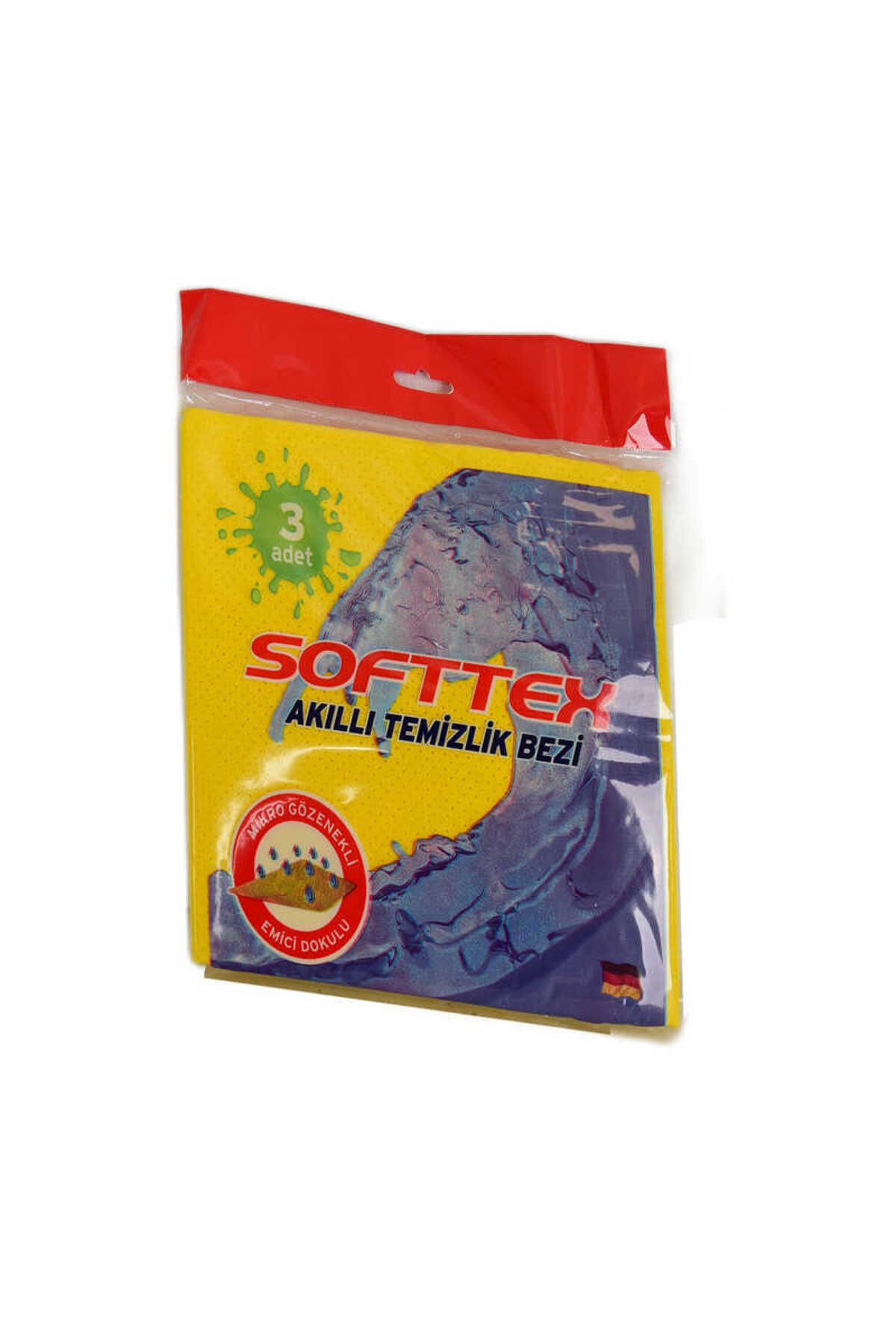 swilex Akıllı Temizlik Bezi Mikro Gözenekli Emici Doku Karışık Renkli 3 Adet