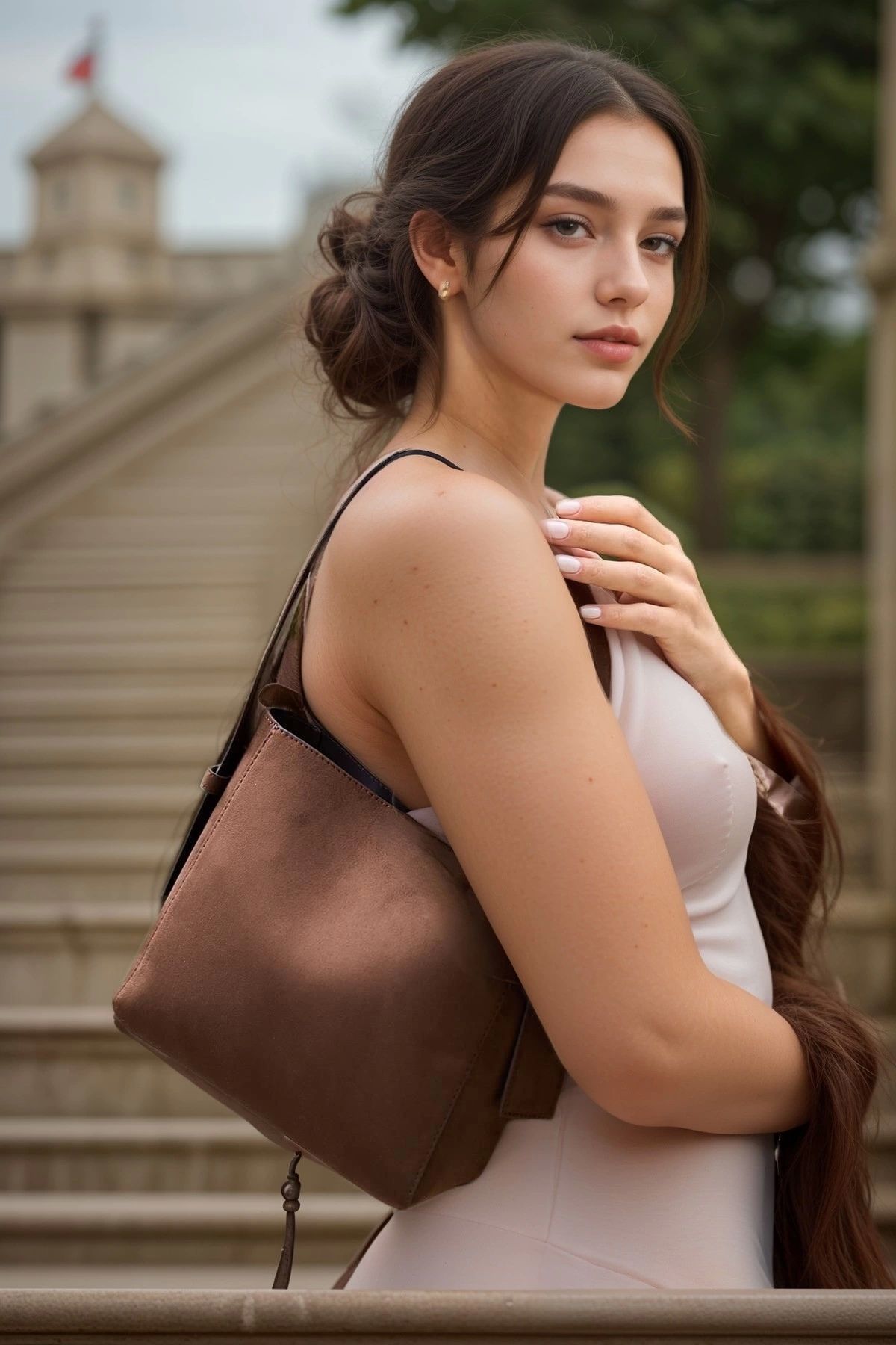 PayBuy Kadın Şık Yumuşak Shopper Ayarlanabilir Askılı Deri Omuz Çantası Geniş Hacimli Günlük