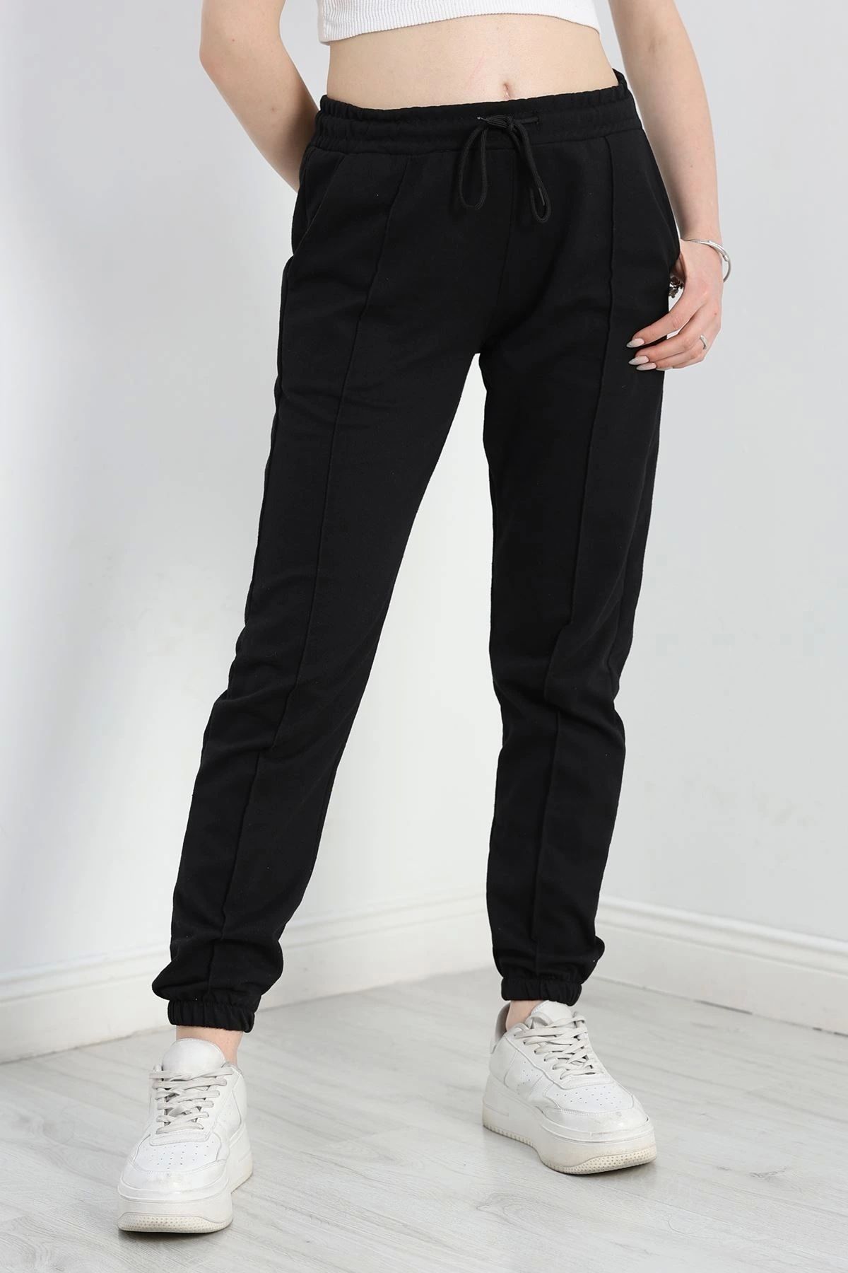 OurStyles Paça Lastikli Çımalı Eşofman Altı Gülkurusu - 70226.1431.