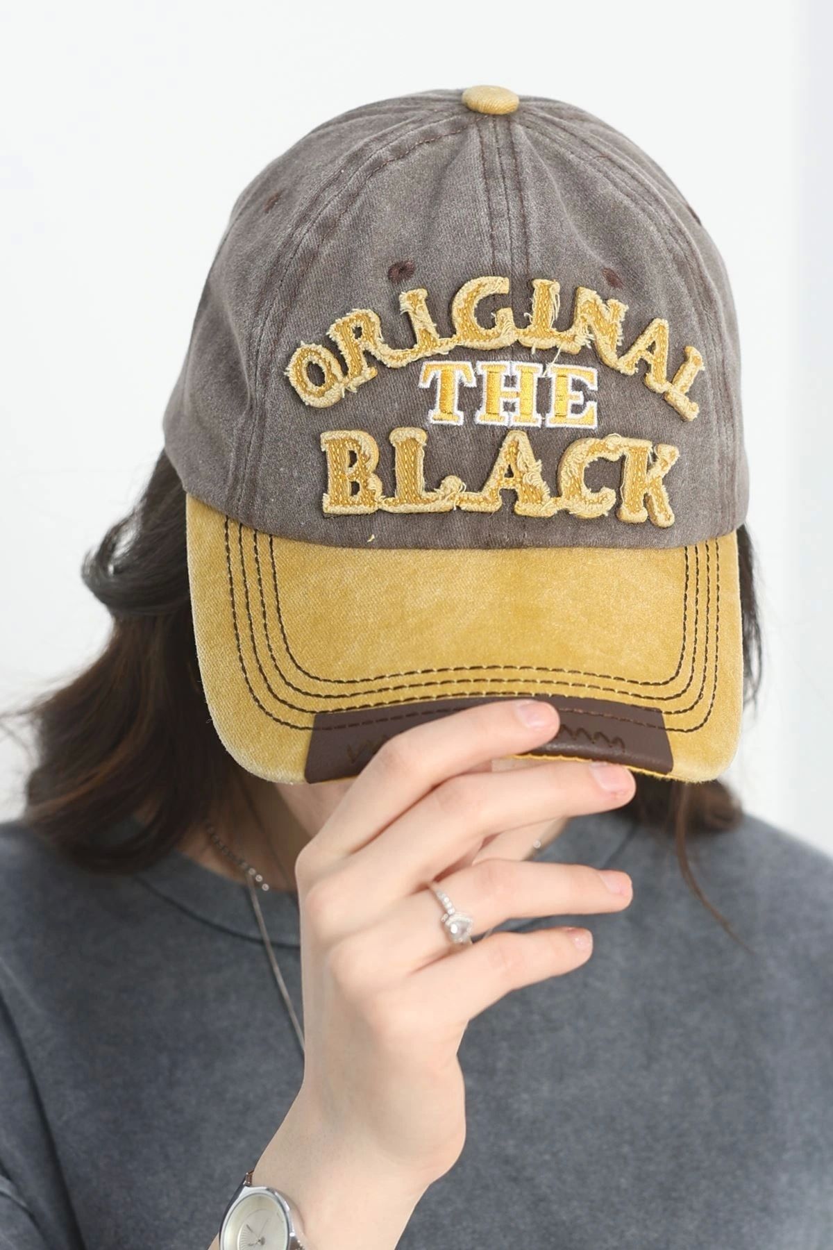 OurStyles Nakışlı Şapka Kahve - 70287.1736.