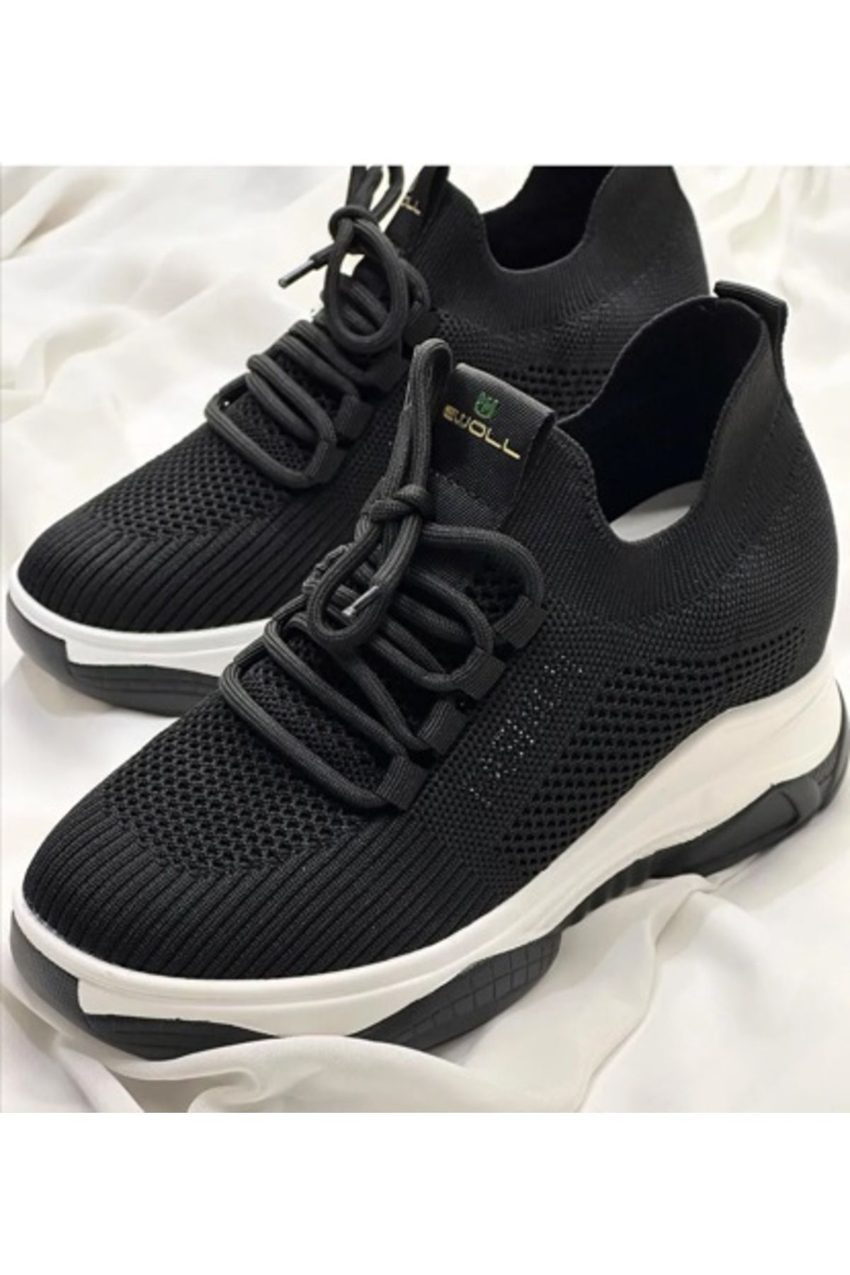 Ewoll 1008 Ewoll Dolgu Topuk Şık Sneaker Ayakkabı