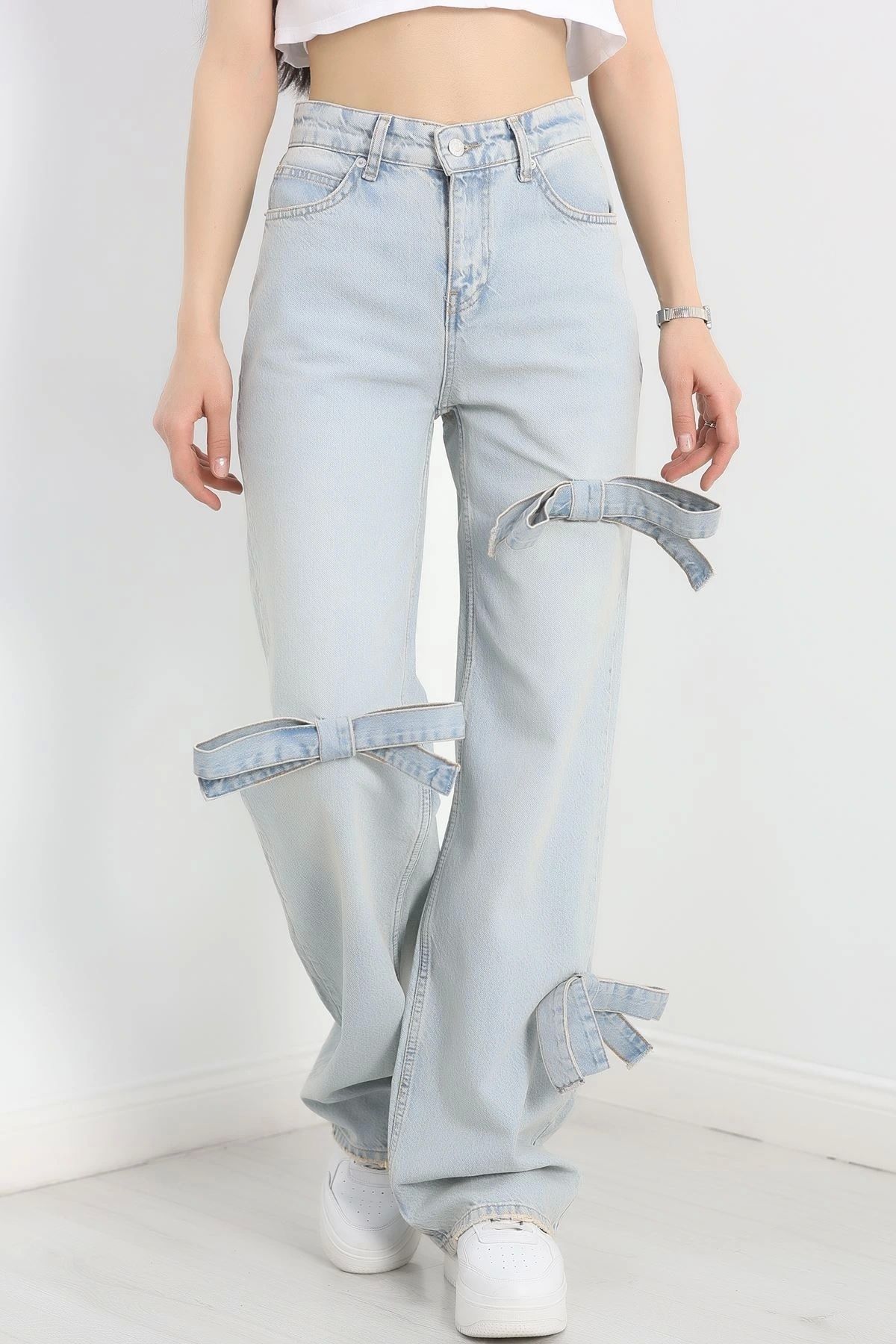 OurStyles Palazzo Kot Pantolon Buzmavi - 30446.1966.