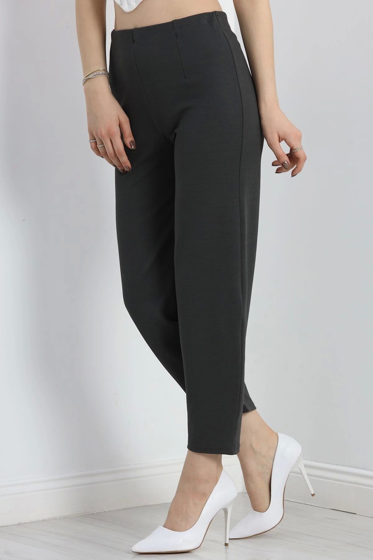 OurStyles Pensli Geniş Kesim Pantolon Siyah - 20155.1605.