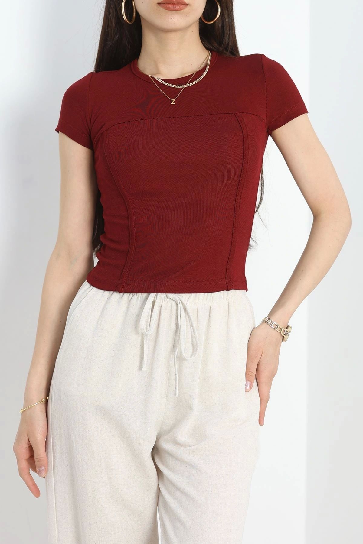 OurStyles Bisiklet Yaka Bluz Siyah - 40800.1723.