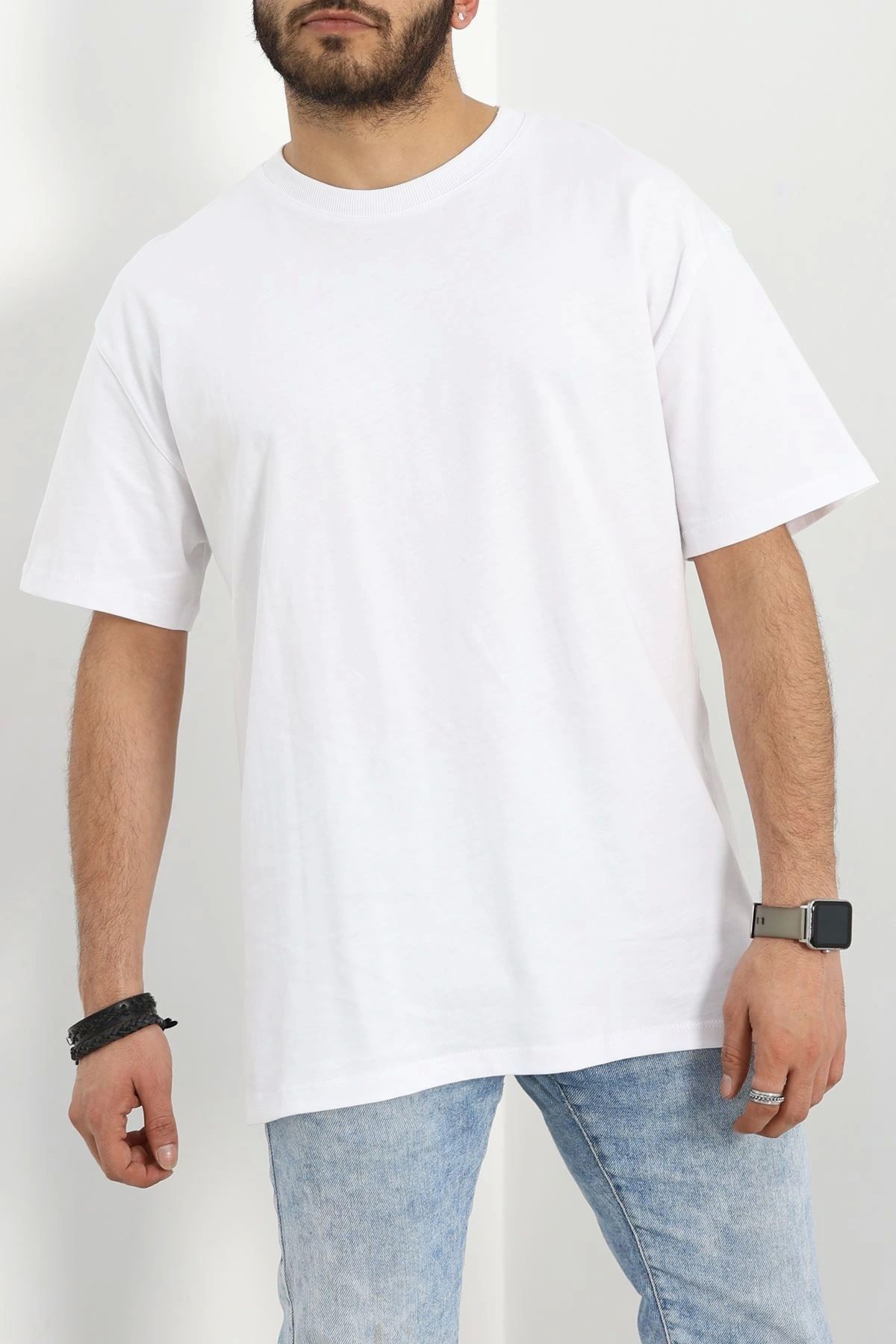OurStyles Bisiklet Yaka Erkek Tişört Siyah - 21909.200.