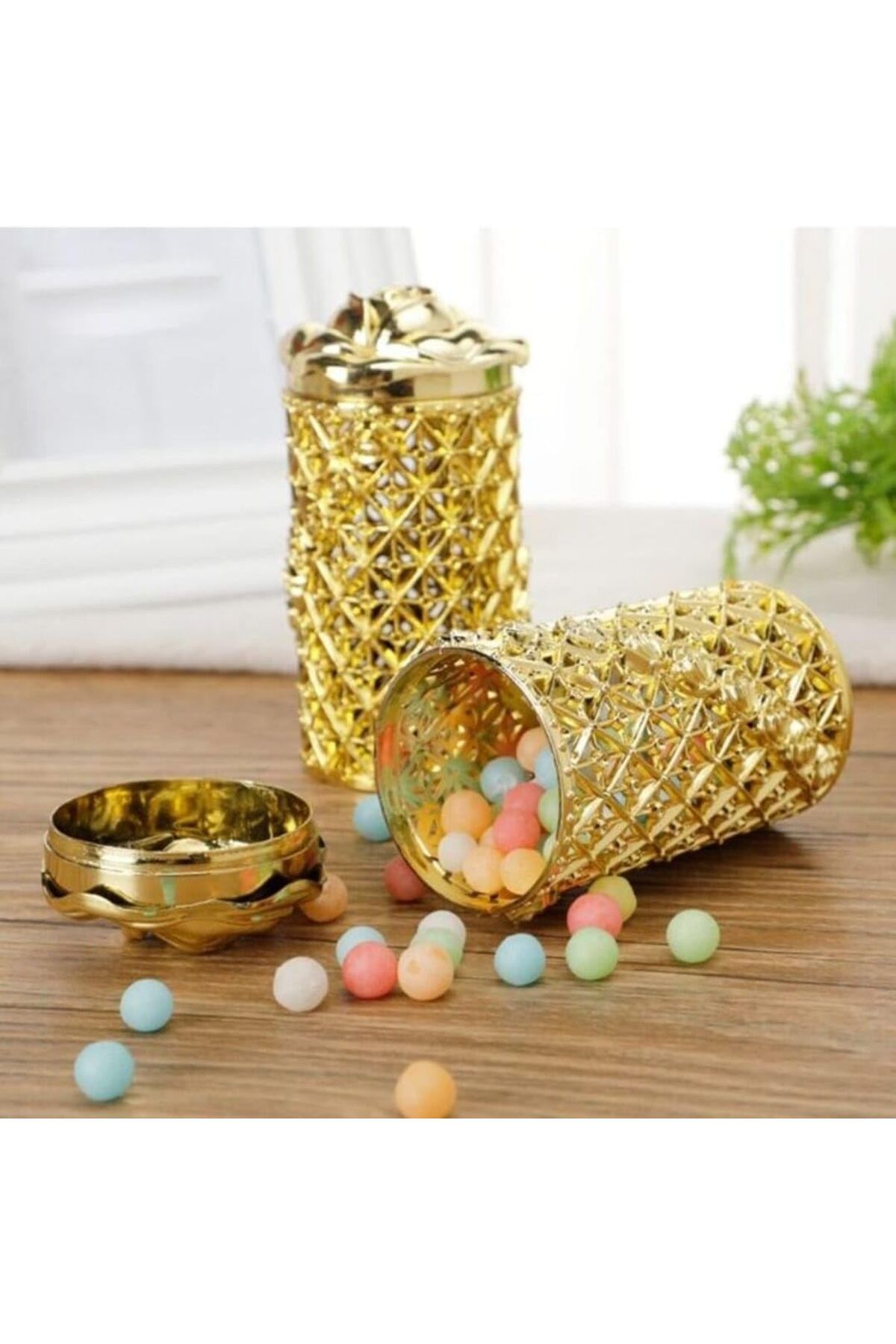Generic-Gilded Spices and Sweets Set of 3 Pieces with Stylish and Modern Shapes (Shape 1) 4