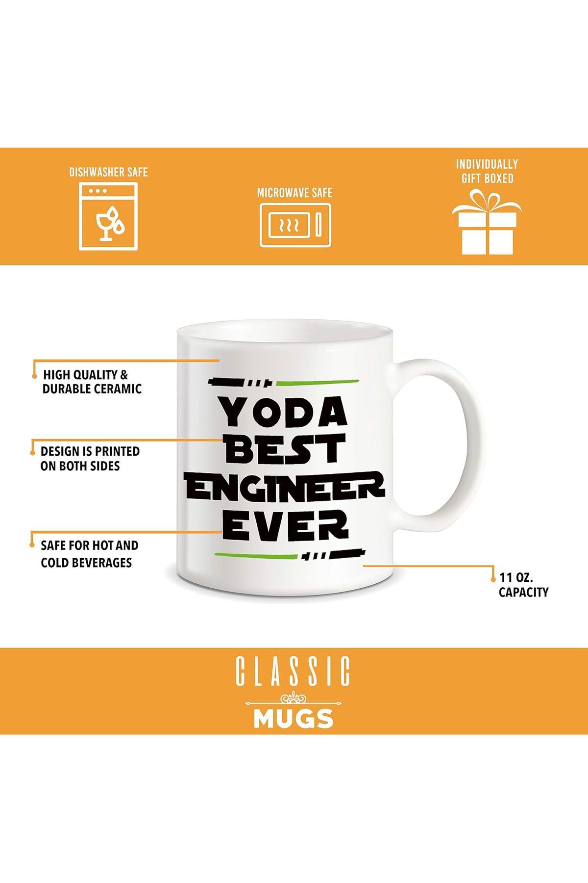 Generic-Yoda Best Engineer Ever Engineering Gifts for Engineer Student New Licensed Passer Grad Gag Gift Me 3
