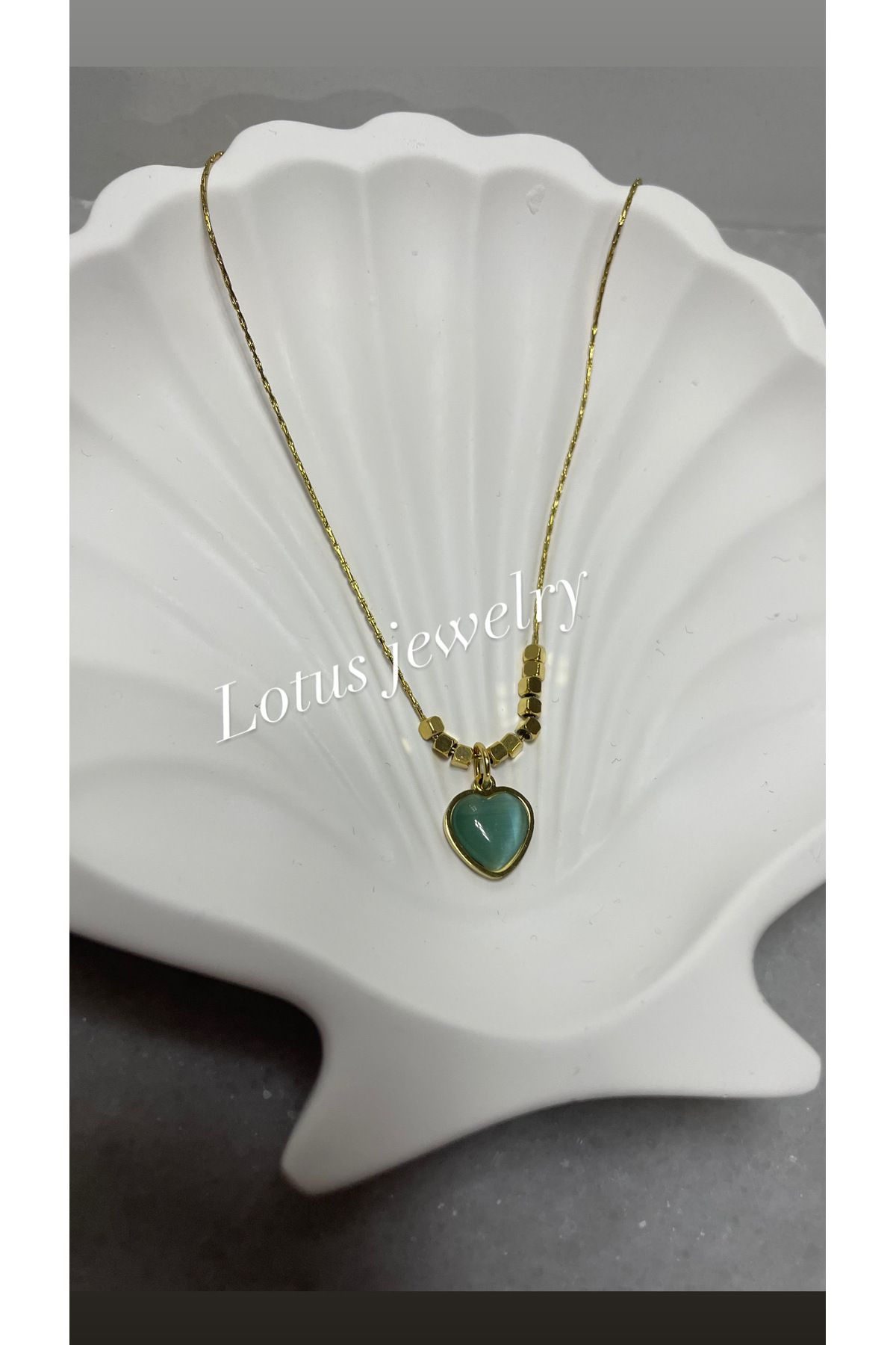 Lotus Jewelry Paslanmaz çelik kolye
