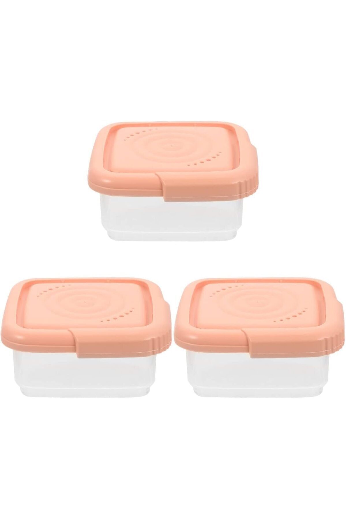 Generic-NALACAL 3 Pcs Cheese Slice Storage with Lids, Lunch Meat Container for Refrigerator, Stackable Airt 1