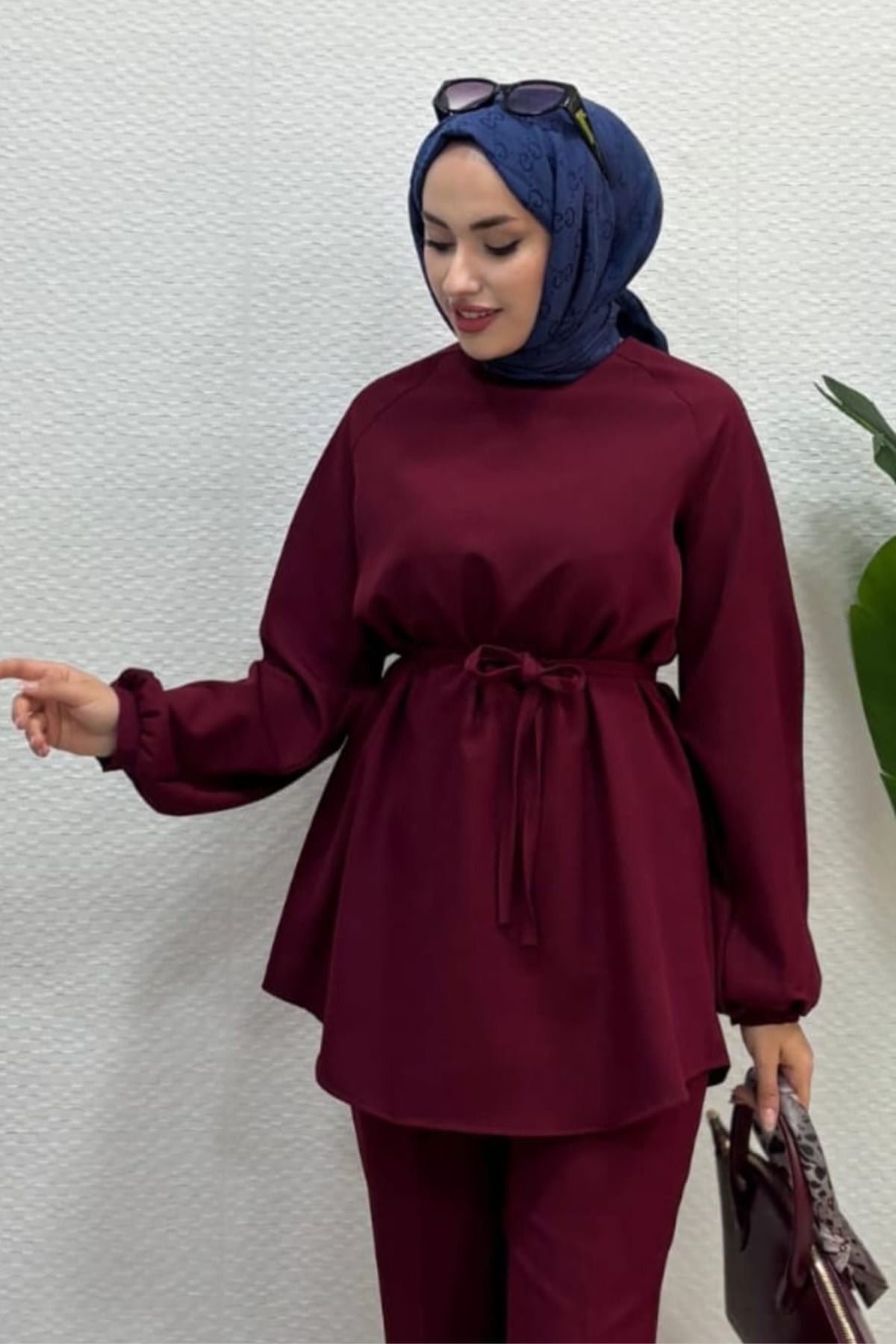 berfim butik Elisa Sade Şık Tesettür Takım