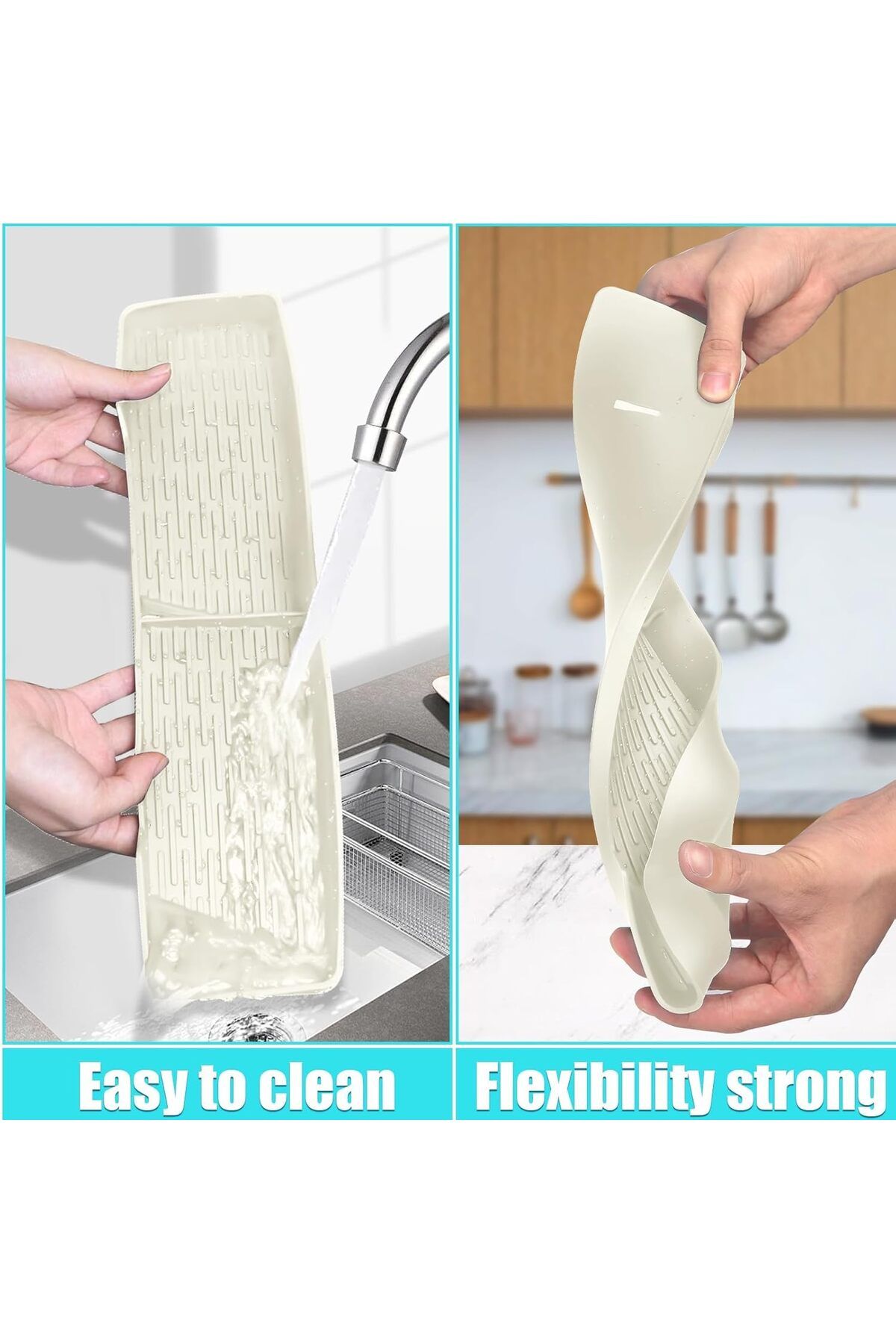 Generic-Excefore 2-Pack 30" Magnetic Silicone Stove Top Shelf, Modern Style, Over The Stove Shelf, Non-Slip 6