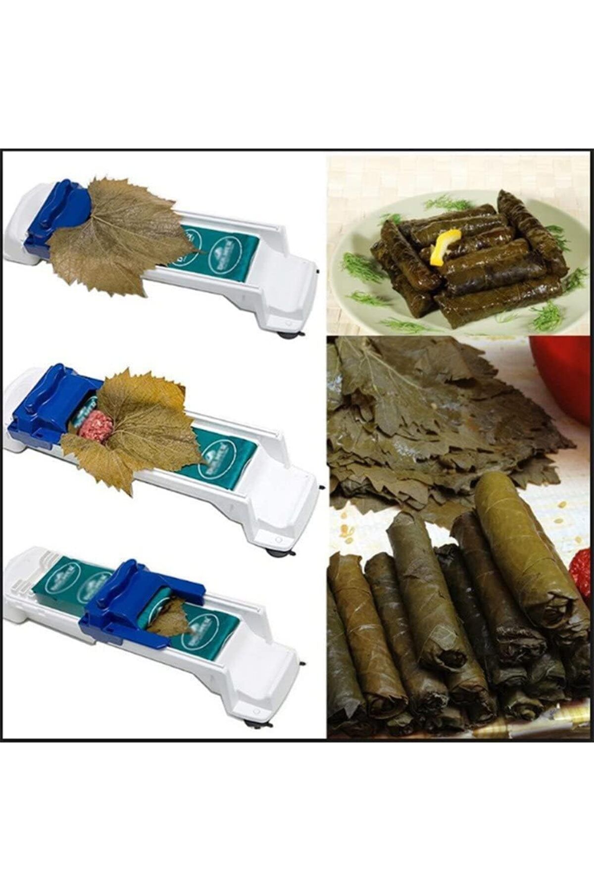 Generic-آلة لف ورق العنب - جهاز لف احترافي وسهل الاستخدام - يوفر الوقت والجهد لكل 4