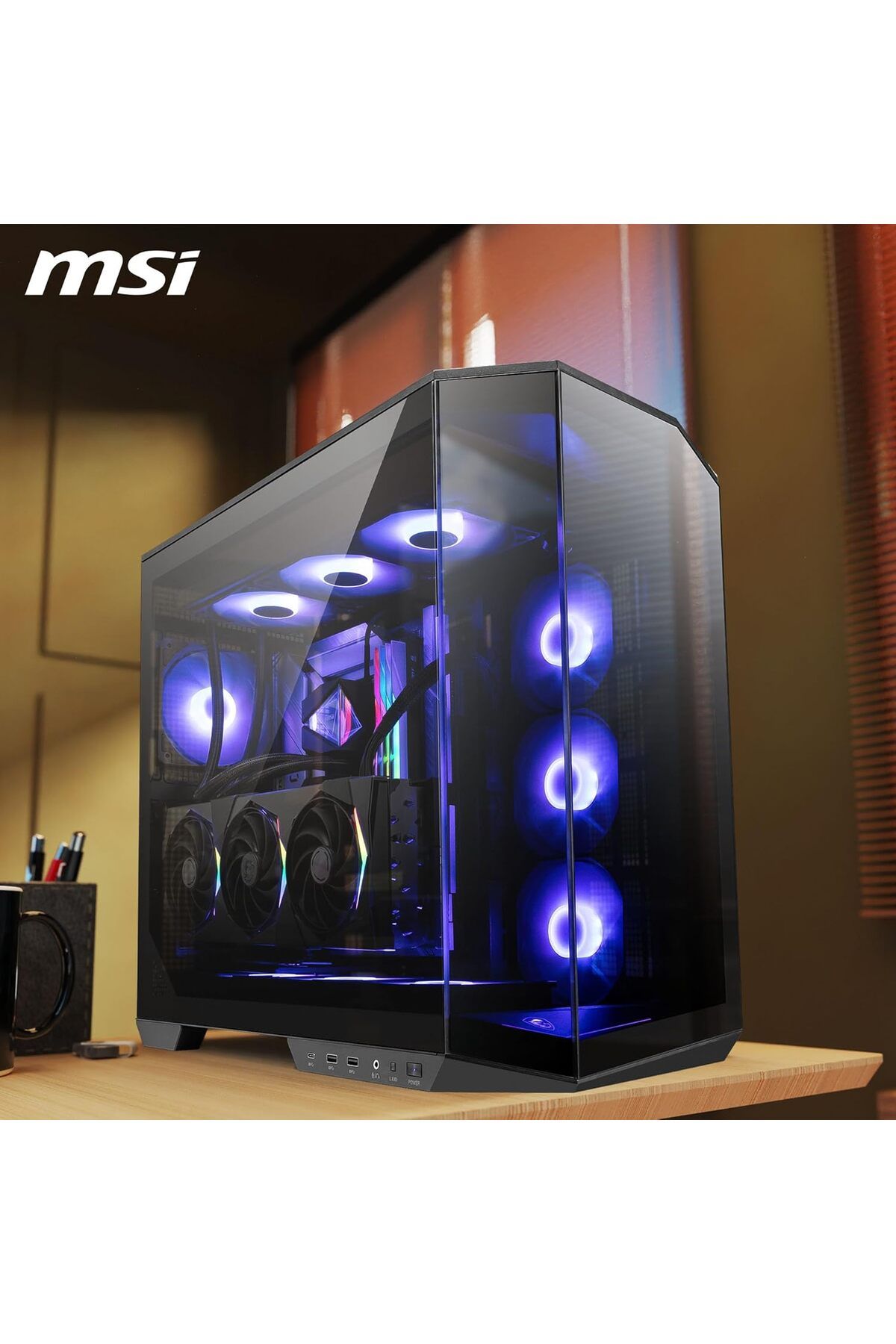 Seraphic gaming Ryzen 7 9800X3D 64 GB Ddr5 2 Tb 360 Sıvı Soğutma 16 GB Rtx 5070 Ti Oyuncu Bilgisayar