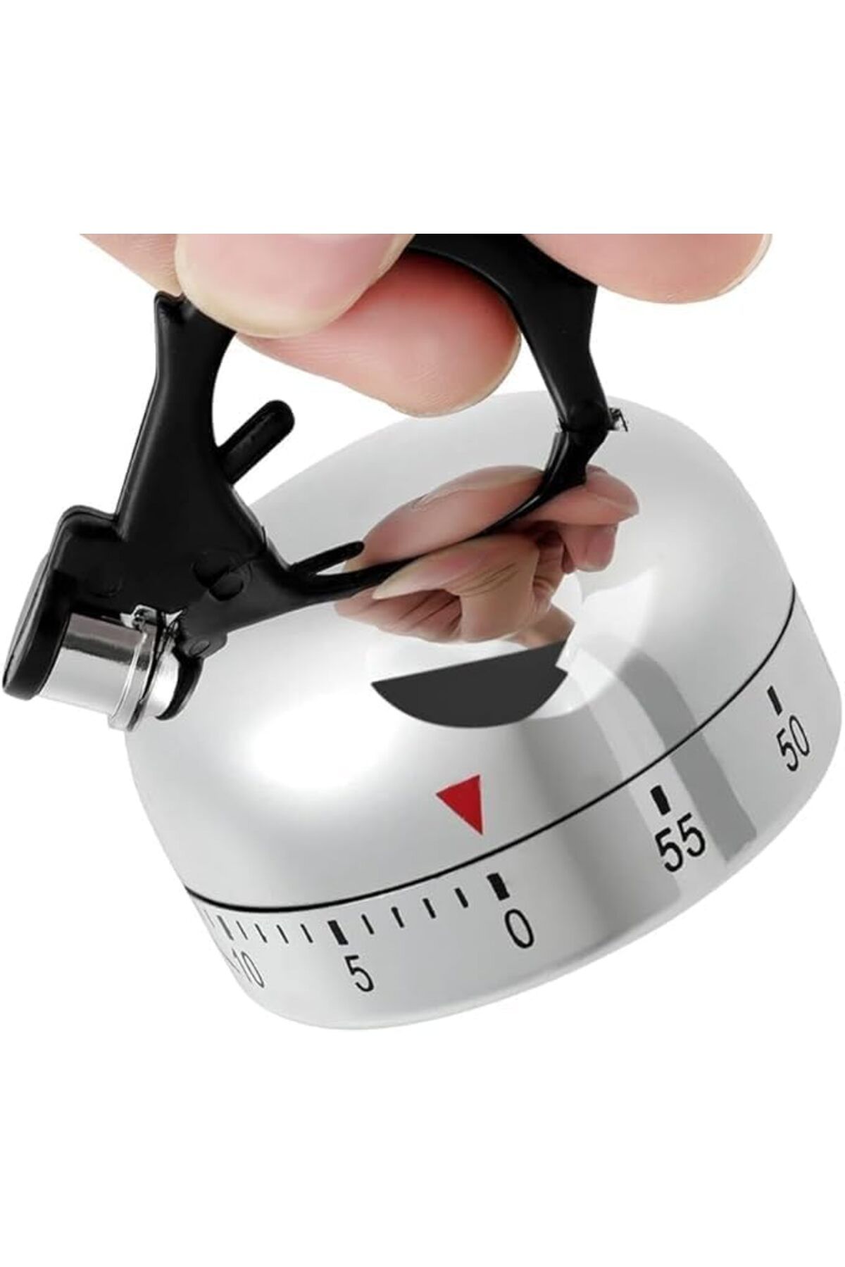 Generic-Tazweeq Mini Kettle Shaped Timer, Mechanical Teapot Timer, 60 Minute Counting Alarm Clock Timer for 6