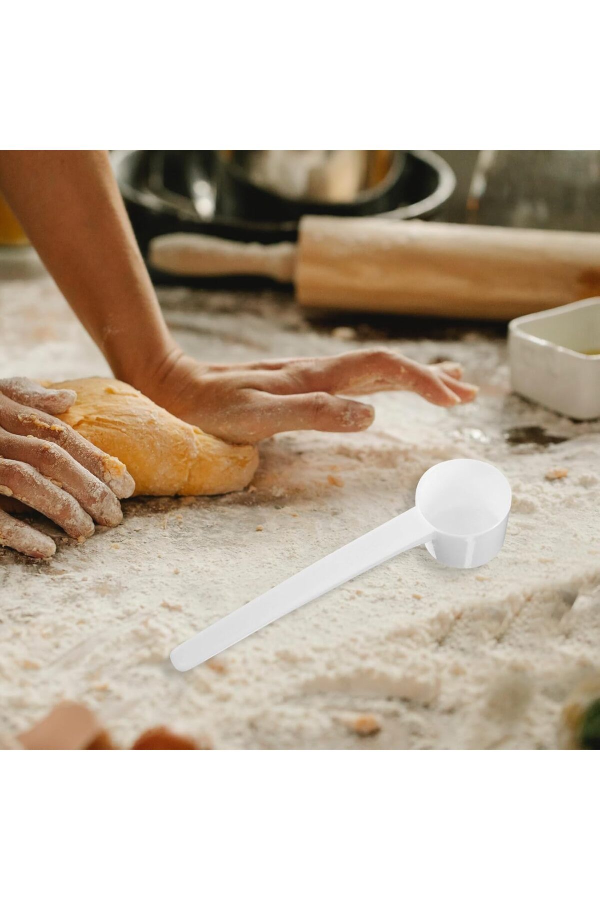 Generic-6 Pcs Measuring Spoons, 5 Gram Spoons with Scale 2 g, 3 g, 4 g, Tiny Scoop for Measuring Seasoning 5