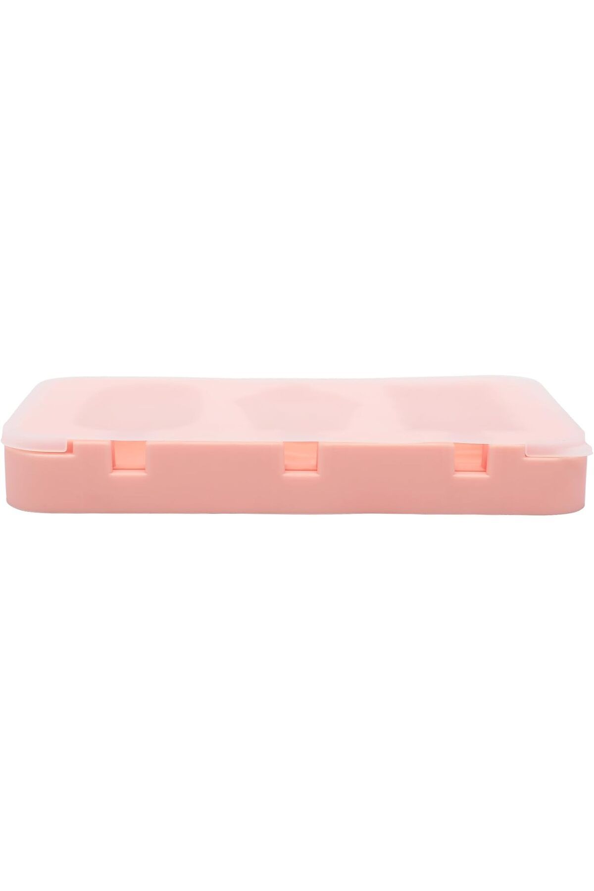 mastergold-Light Pink Ice Cube Tray 3 Cube Mold Durable and Easy Release Perfect for Home or Party Use 1