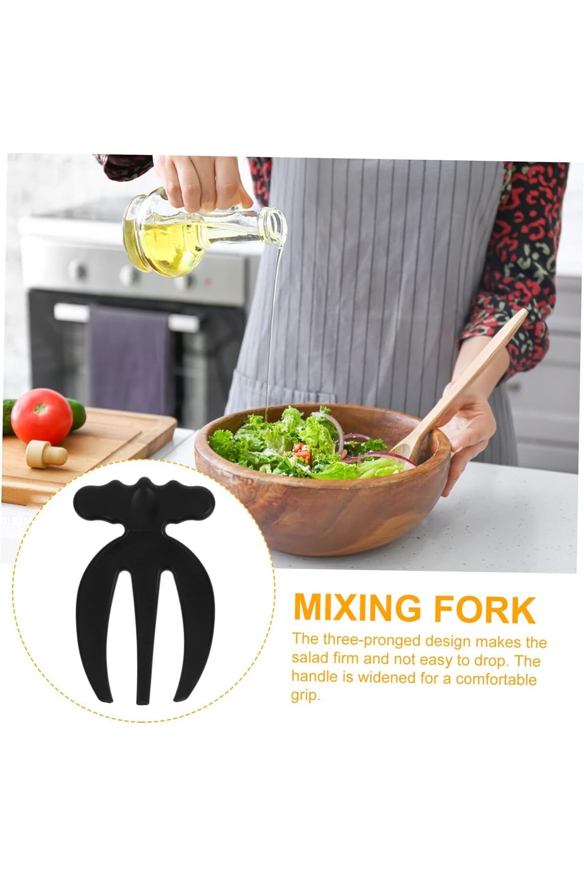 Generic-Salad Fork Claws, Salad Hands, Multifunctional Tableware Food Claws, Stirring Fork Tasting Fork, Pl 7