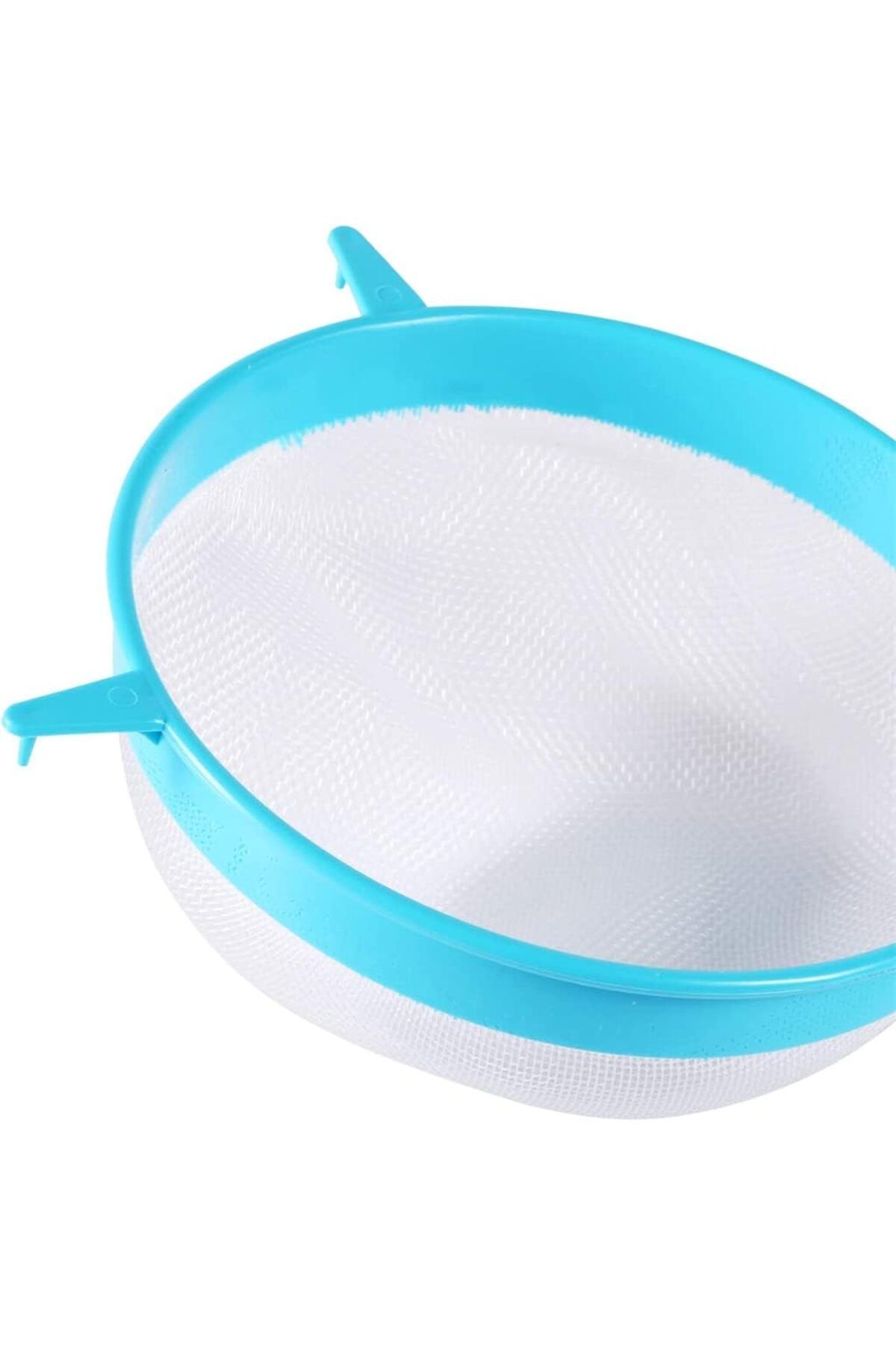 Generic-Plastic Mesh Strainer Colander Set, Food Soy Milk Flour Sieve Plastic Colander Strainer with Long H 6