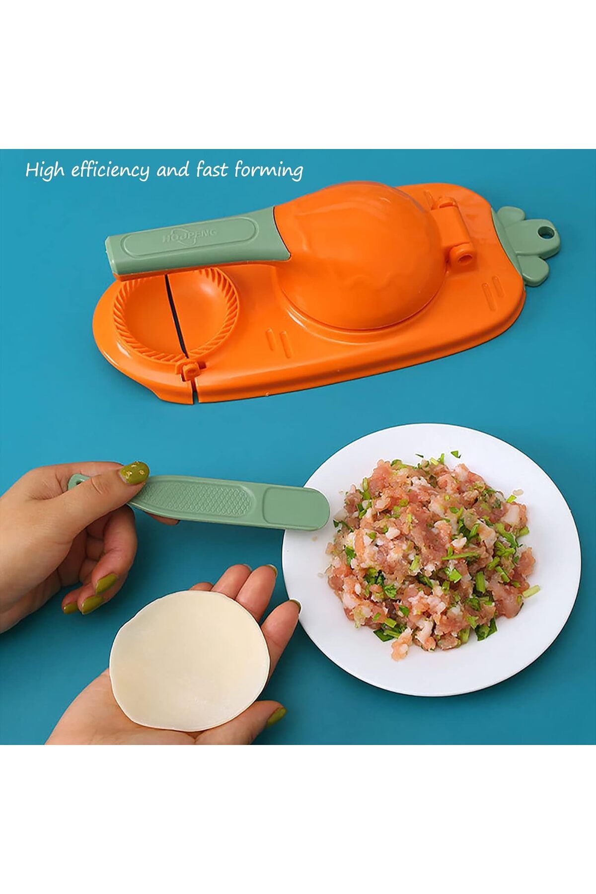 Generic-2 In 1 Dumpling Maker, Dumpling Press, Dumpling Maker Machine, Multifunction Dumpling Mold Set, Bak 6