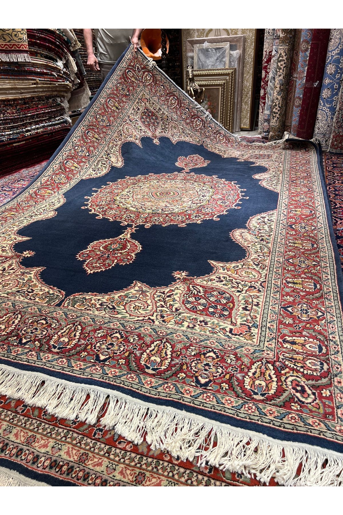 RD RAMAZAN DAĞ EL HALI SANATI El Dokuma Ladik Konya Kaplan Halısı Birinci Sınıf Kalite Ebat 310x202