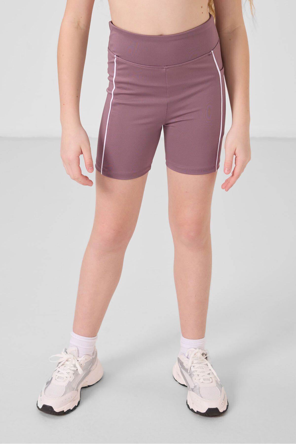 TOMMY LIFE Gül Kurusu Esnek Standart Fit Basic Performans Kız Çocuk Tayt - 75189