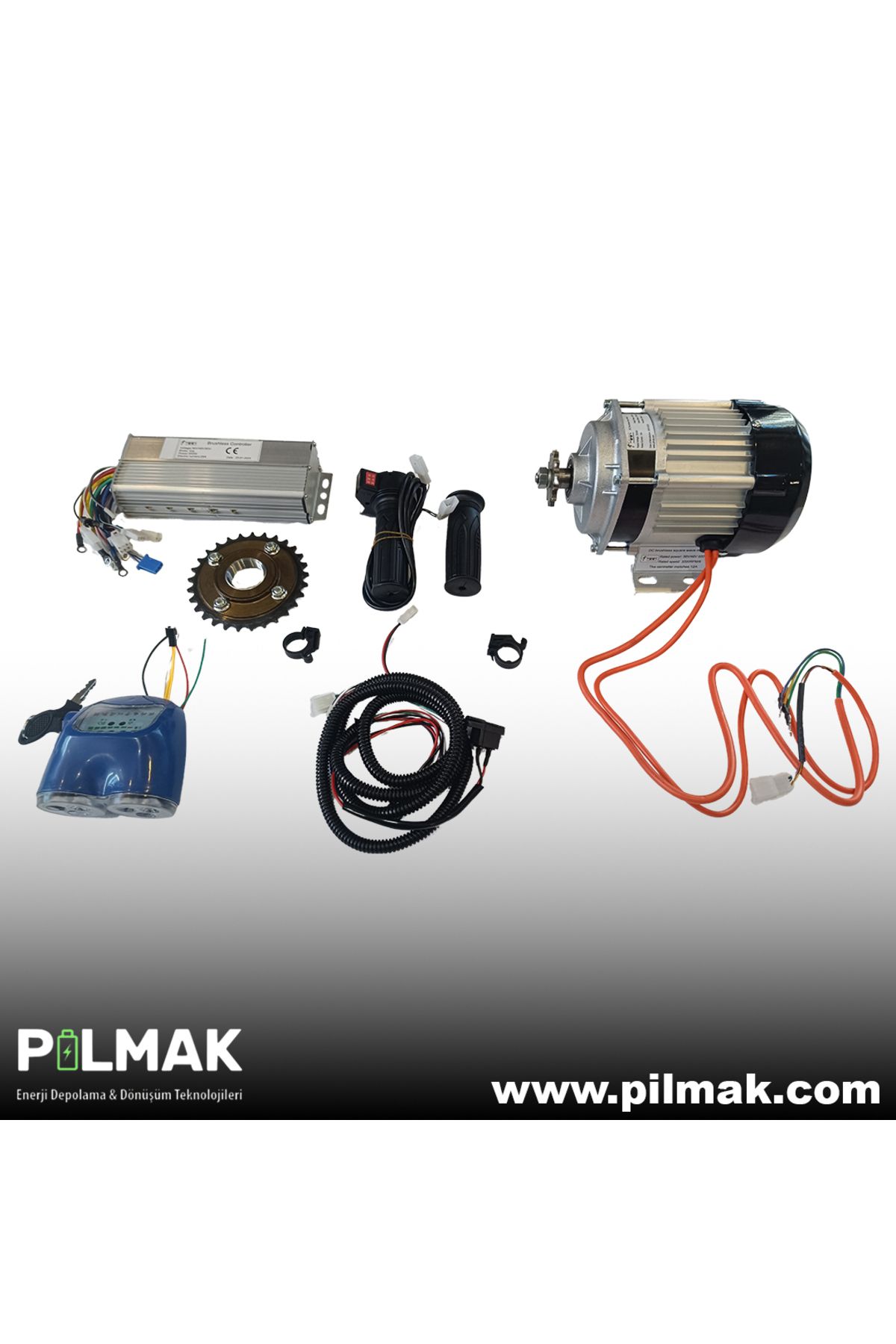 Volta 36V-48V-60V 500W DC Motor Seti