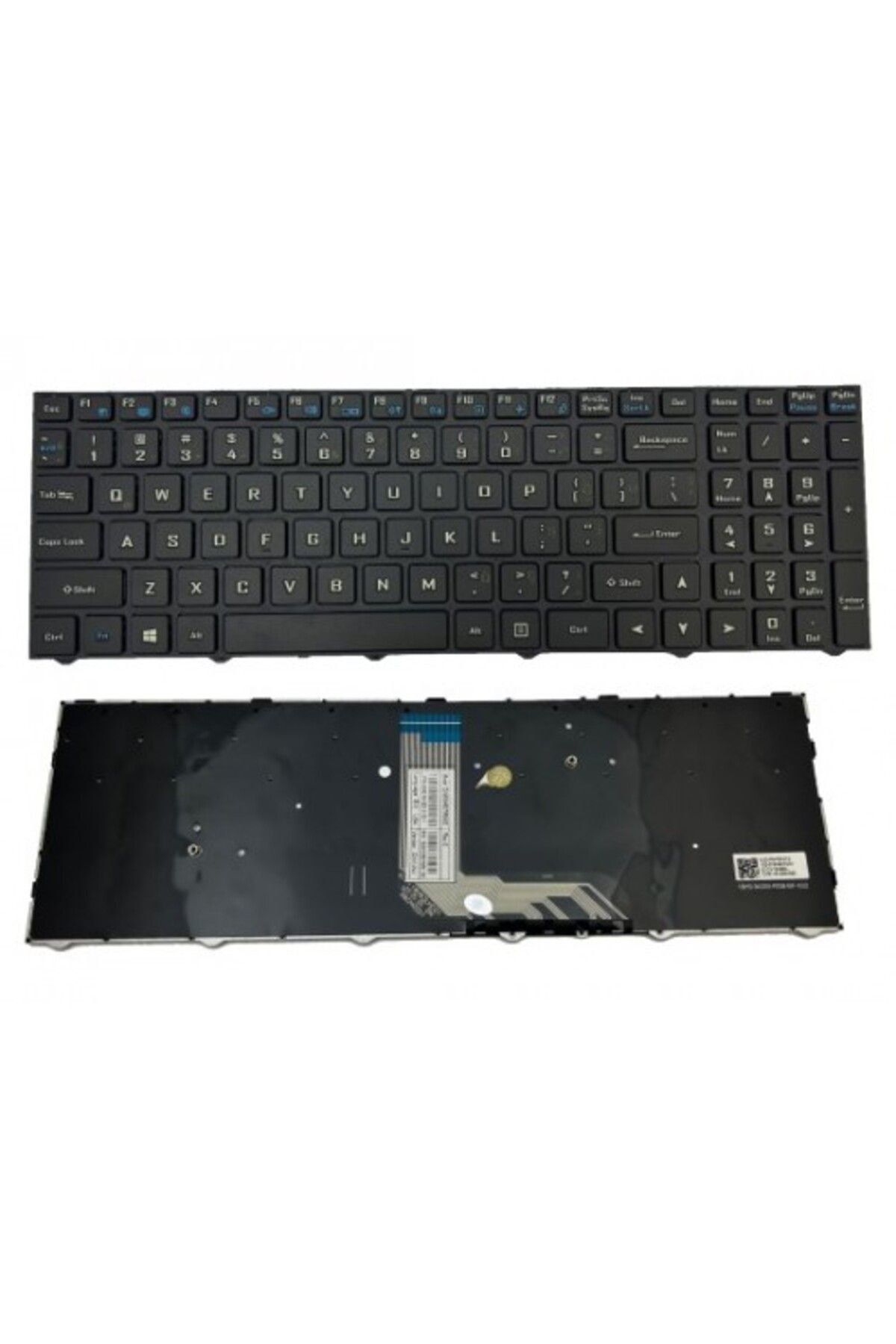 NION CVM18H8600-430 uyumlu Notebook Klavye (Siyah TR)