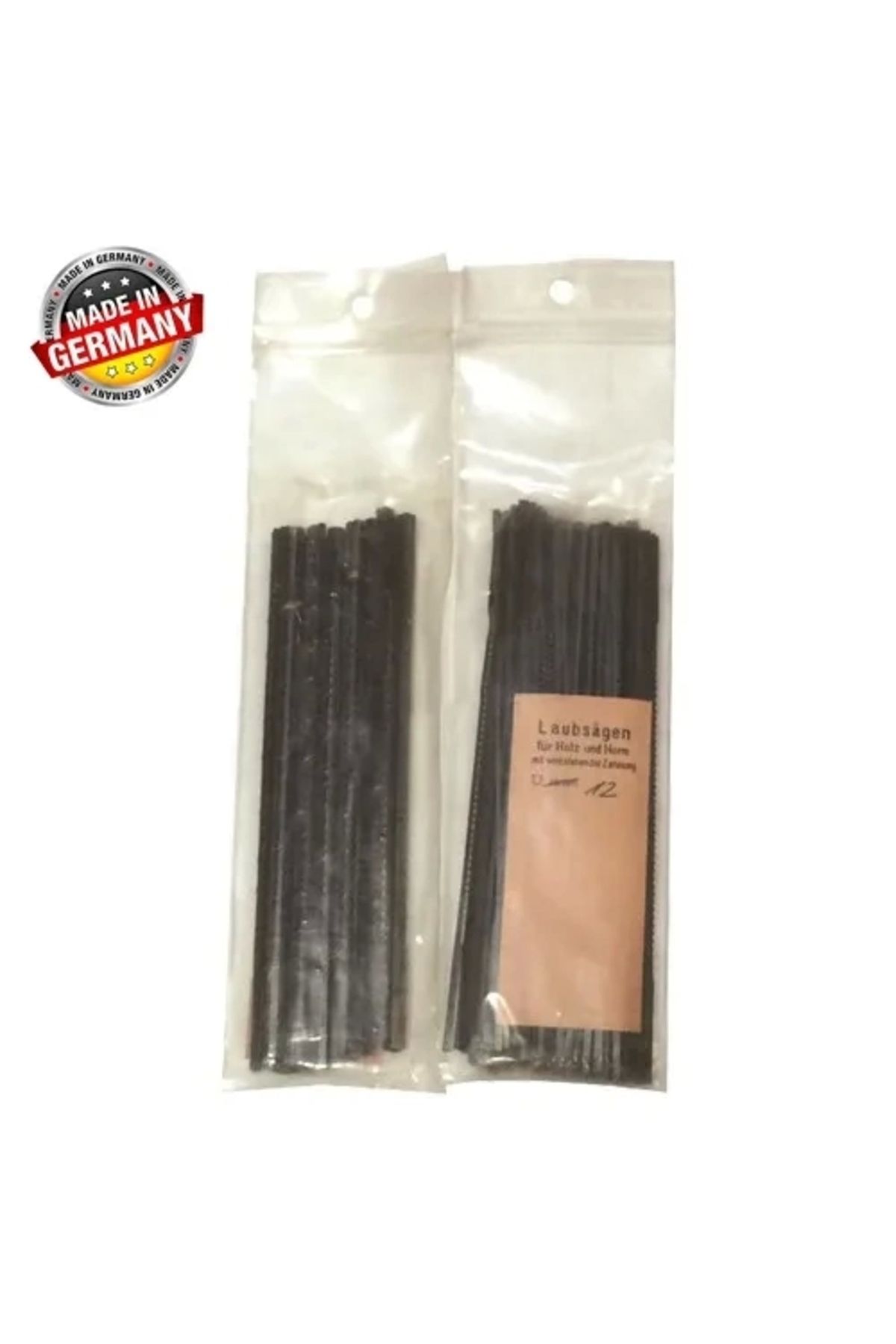 ShopNova Yeşil Düz Ahşap Kıl Testere Ağzı No:8 - 144 Adet
