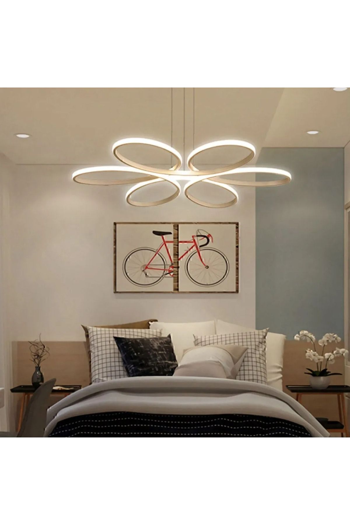 VİSENTE HOME Spor Şık Avize Mutfak ve Oturma Odası için uygun LED Avize