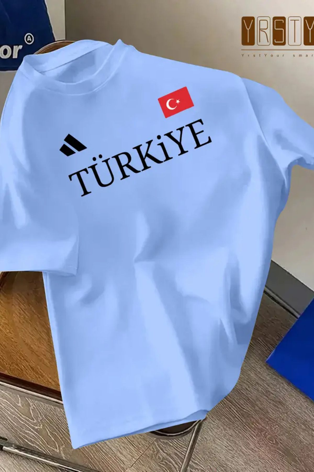 GBRO Turkiye Baskılı Oversize T-Shirt
