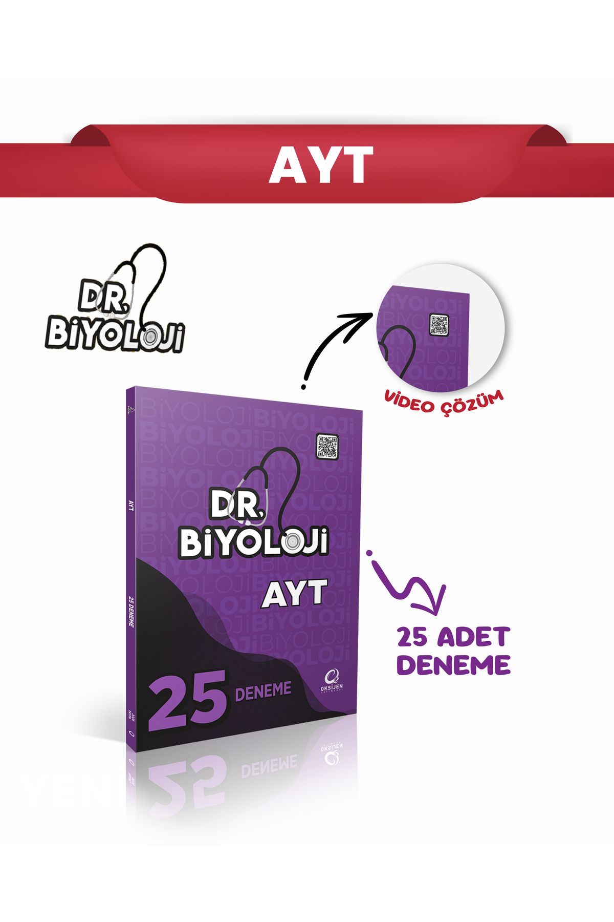 Oksijen Yayınları DR.BİYOLOJİ AYT 25 DENEME