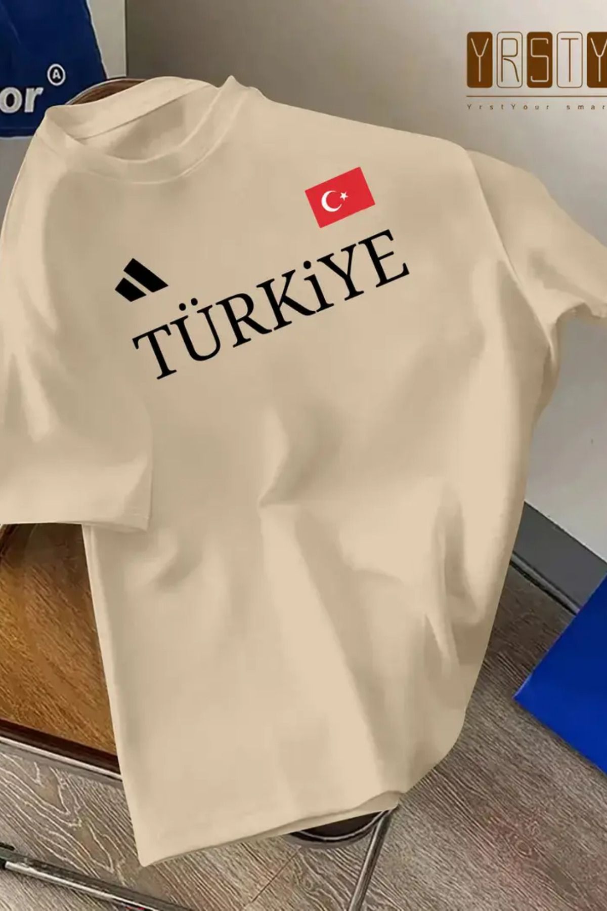 GBRO Turkiye Baskılı Oversize T-Shirt
