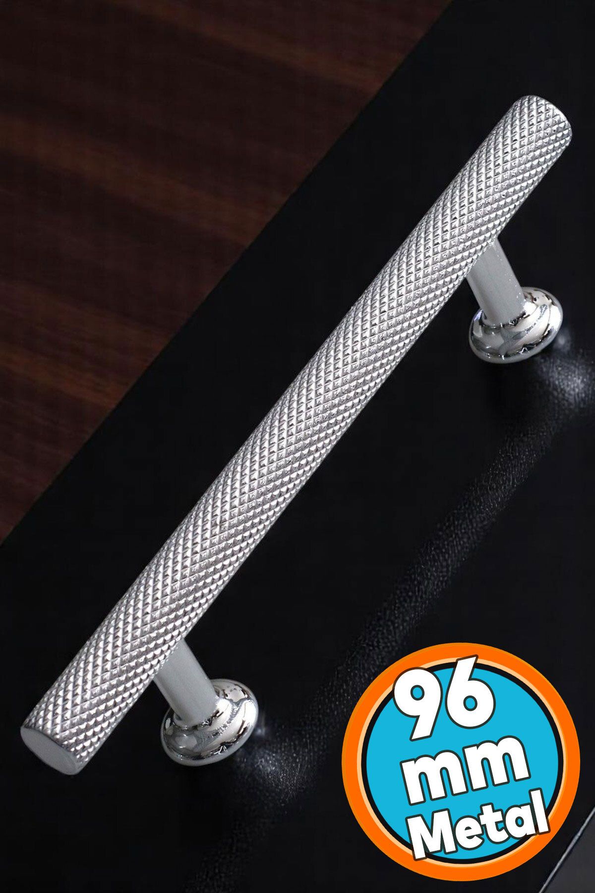 NZB Mobilya Dolabı Mutfak Çekmece Dolap Kapak Kulpları Kulpu Kulbu Krom Renk 96 mm Metal Kulp