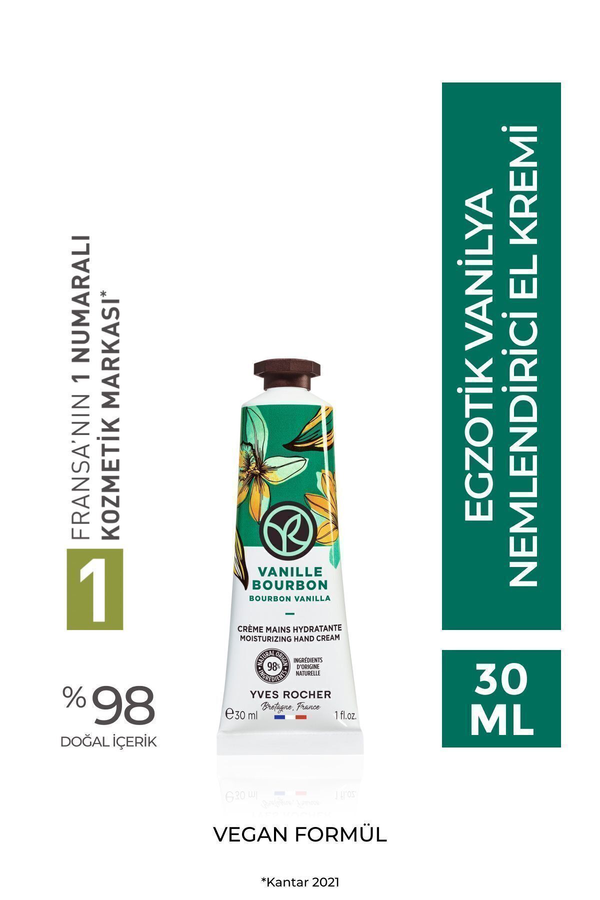 Nemlendirici El Kremi- Egzotik Vanilya- 30ml
