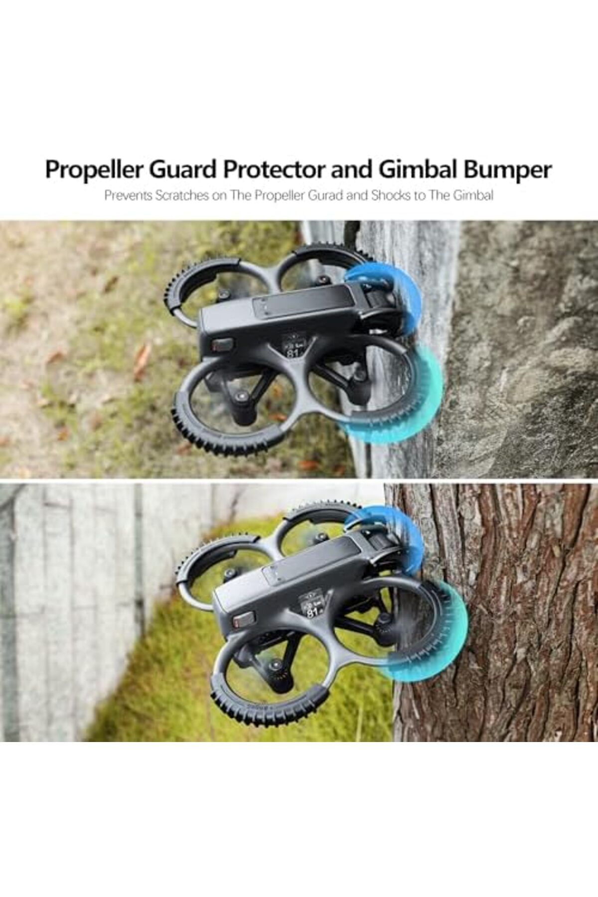 Cesiro-FPVtosky 3-in-1 Protective Accessories for DJI Avata 2, Avatar 2 Propeller Protector + Slow Protector 5