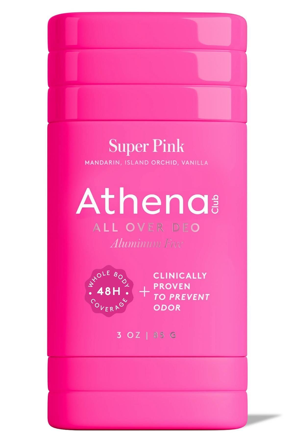 Athena Club Super Pink Alüminyumsuz Tüm Vücut Stick Deodorant 85GR
