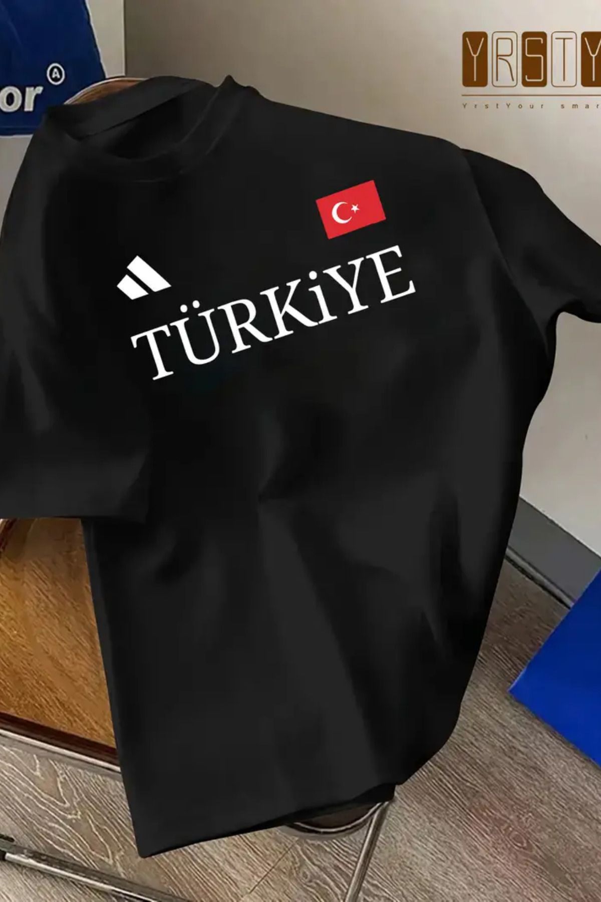 GBRO Turkiye Baskılı Oversize T-Shirt