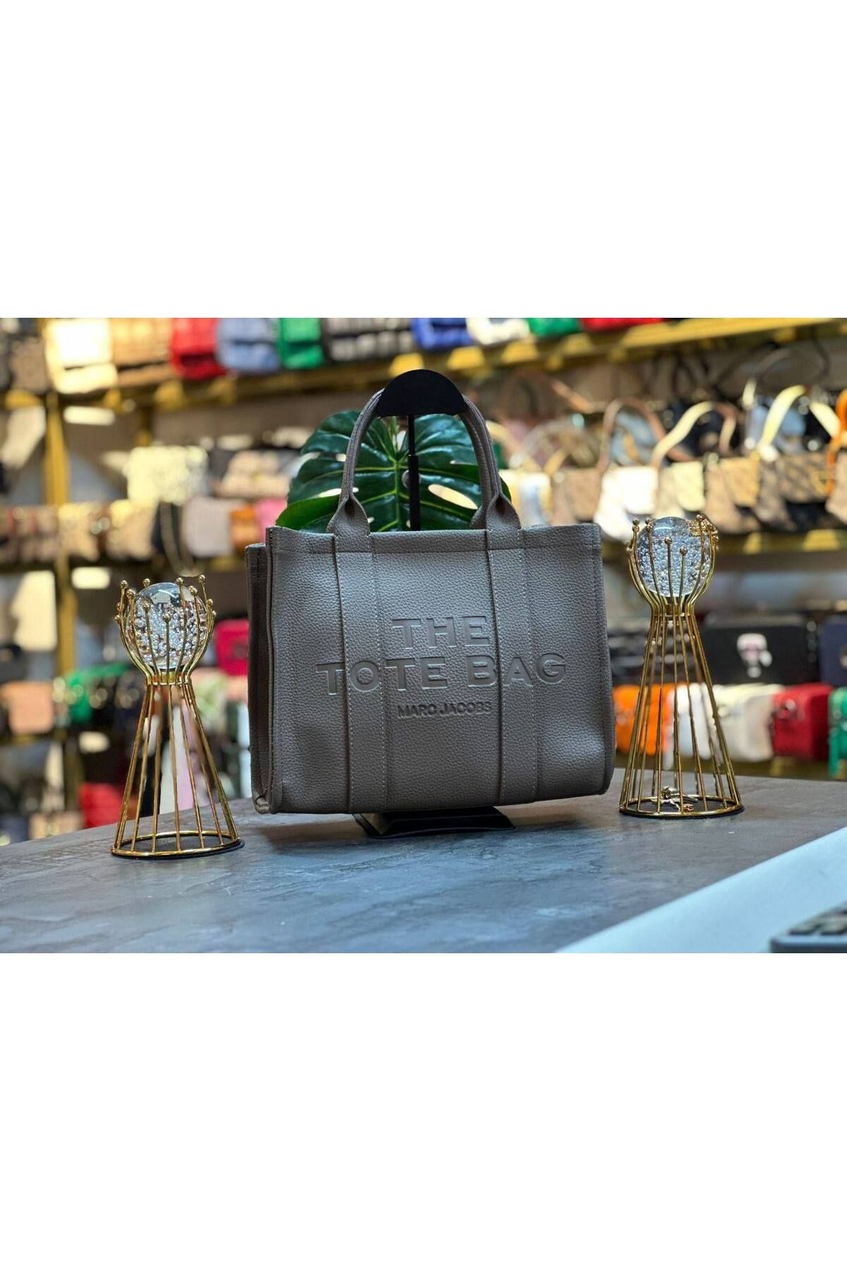 ELKA THE TOTE GRİ EL VE OMUZ ÇANTASI